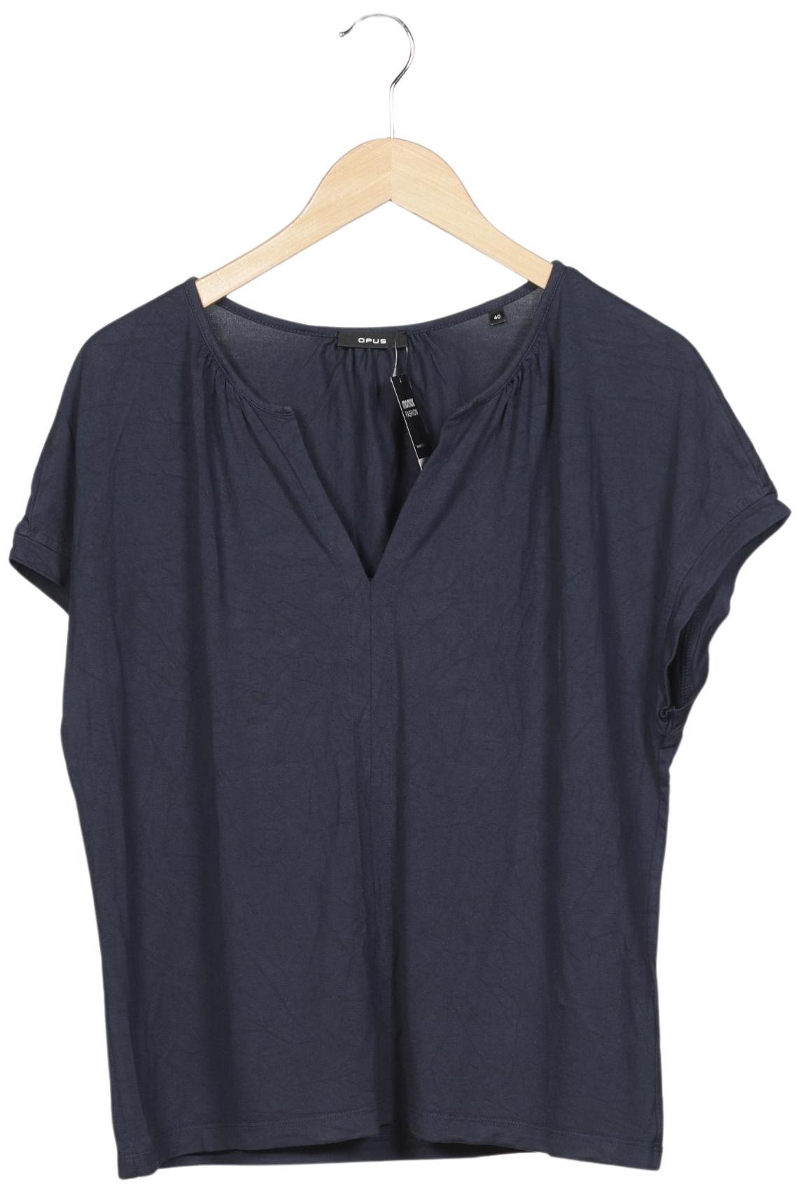 

Opus Damen T-Shirt, marineblau, Gr. 40