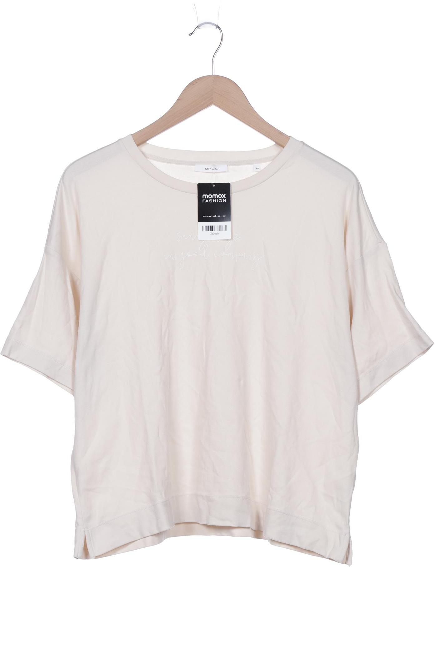 

Opus Damen T-Shirt, beige, Gr. 40