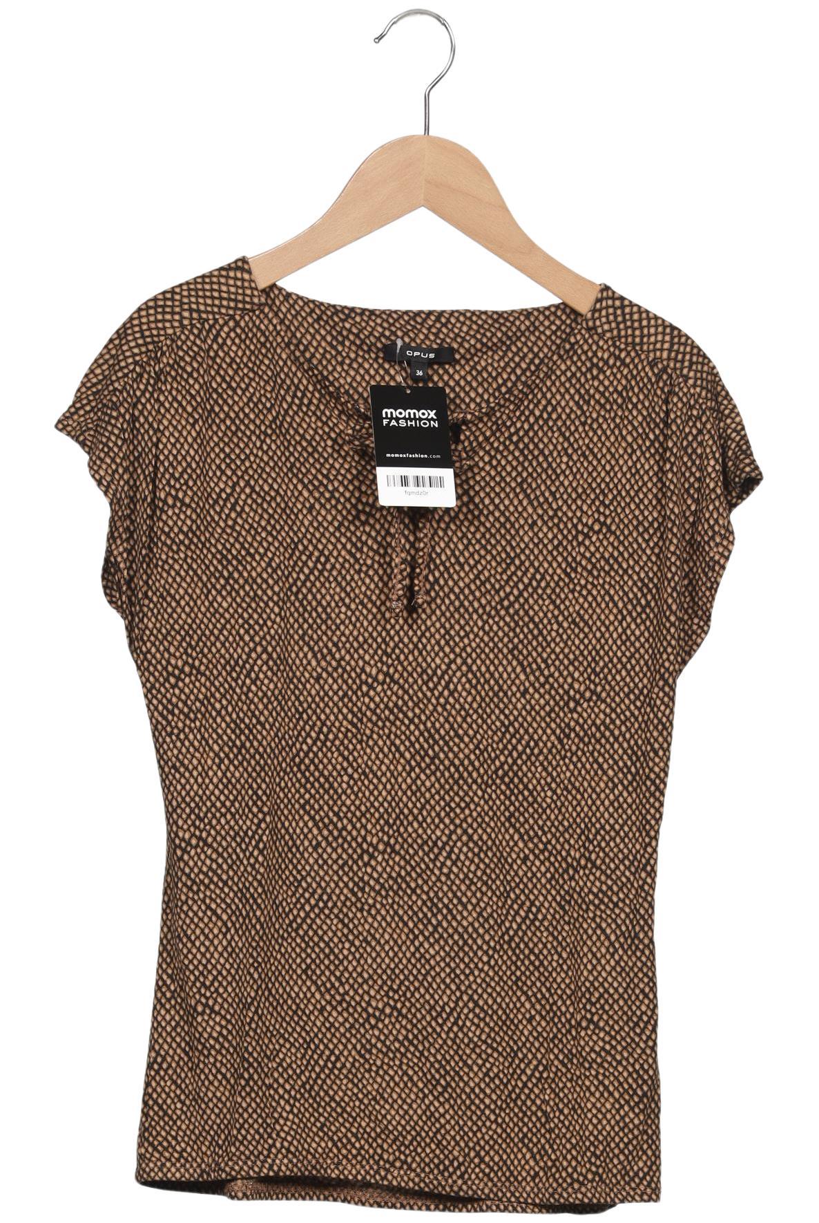 

Opus Damen T-Shirt, braun, Gr. 36