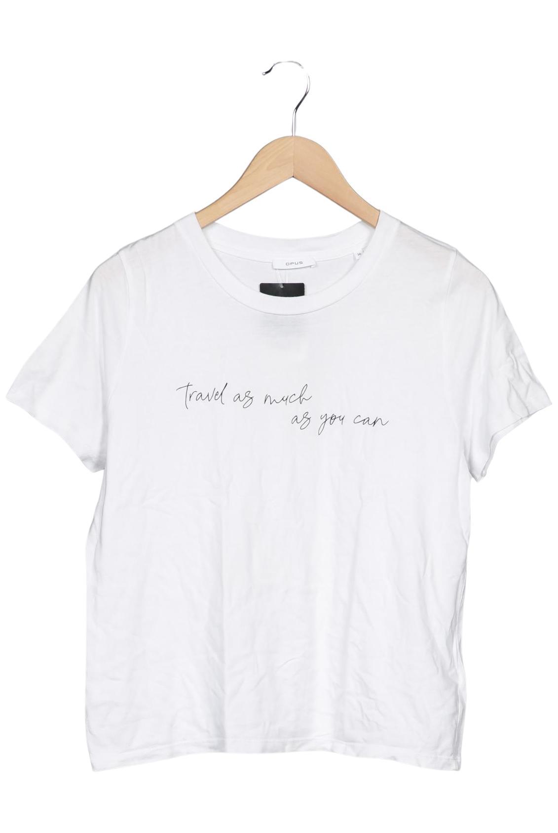 

Opus Damen T-Shirt, weiß, Gr. 36