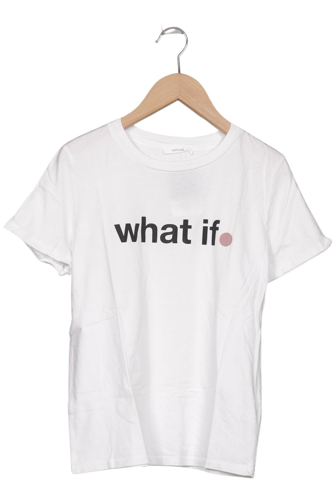 

Opus Damen T-Shirt, weiß, Gr. 36