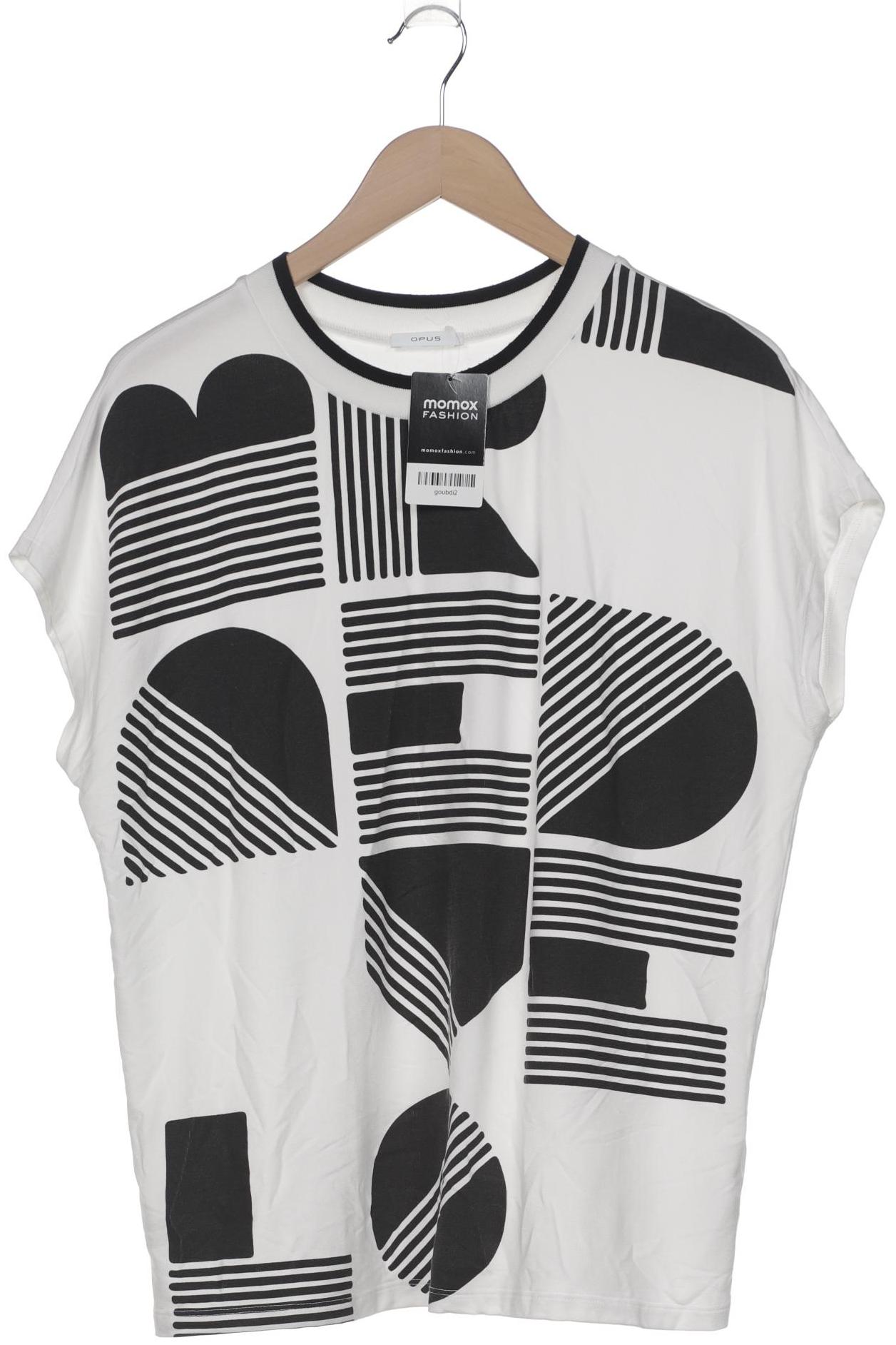 

Opus Damen T-Shirt, weiß, Gr. 42