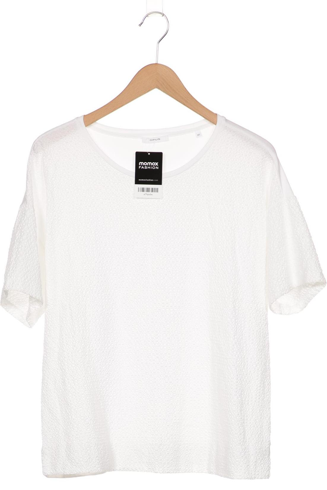

Opus Damen T-Shirt, weiß, Gr. 40