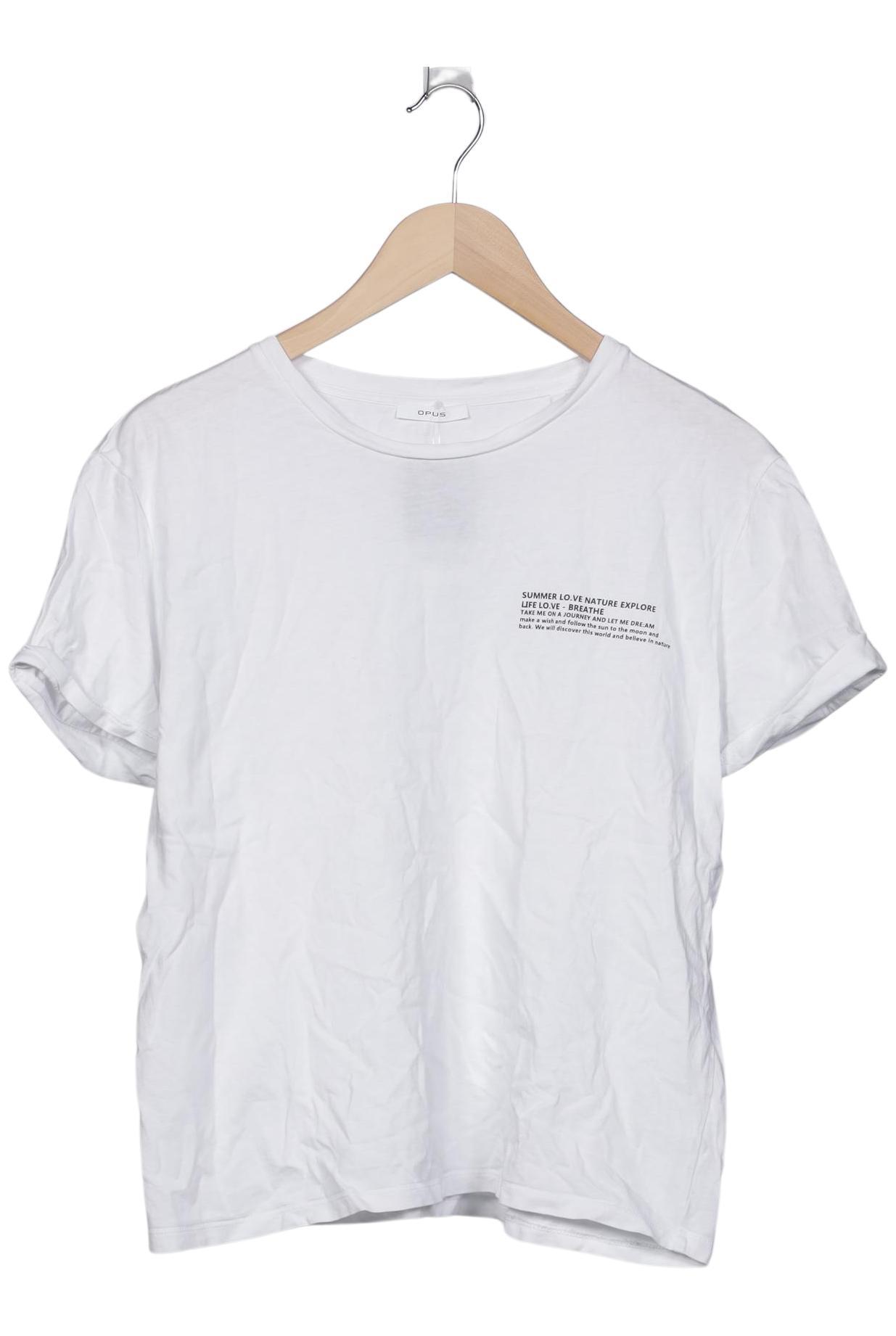 

Opus Damen T-Shirt, weiß, Gr. 40