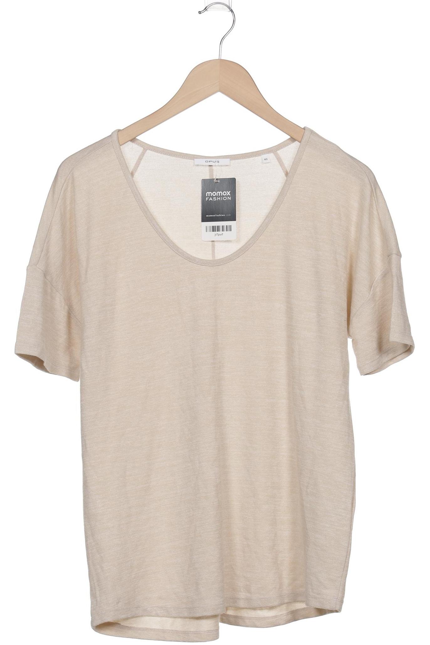 

Opus Damen T-Shirt, beige, Gr. 40