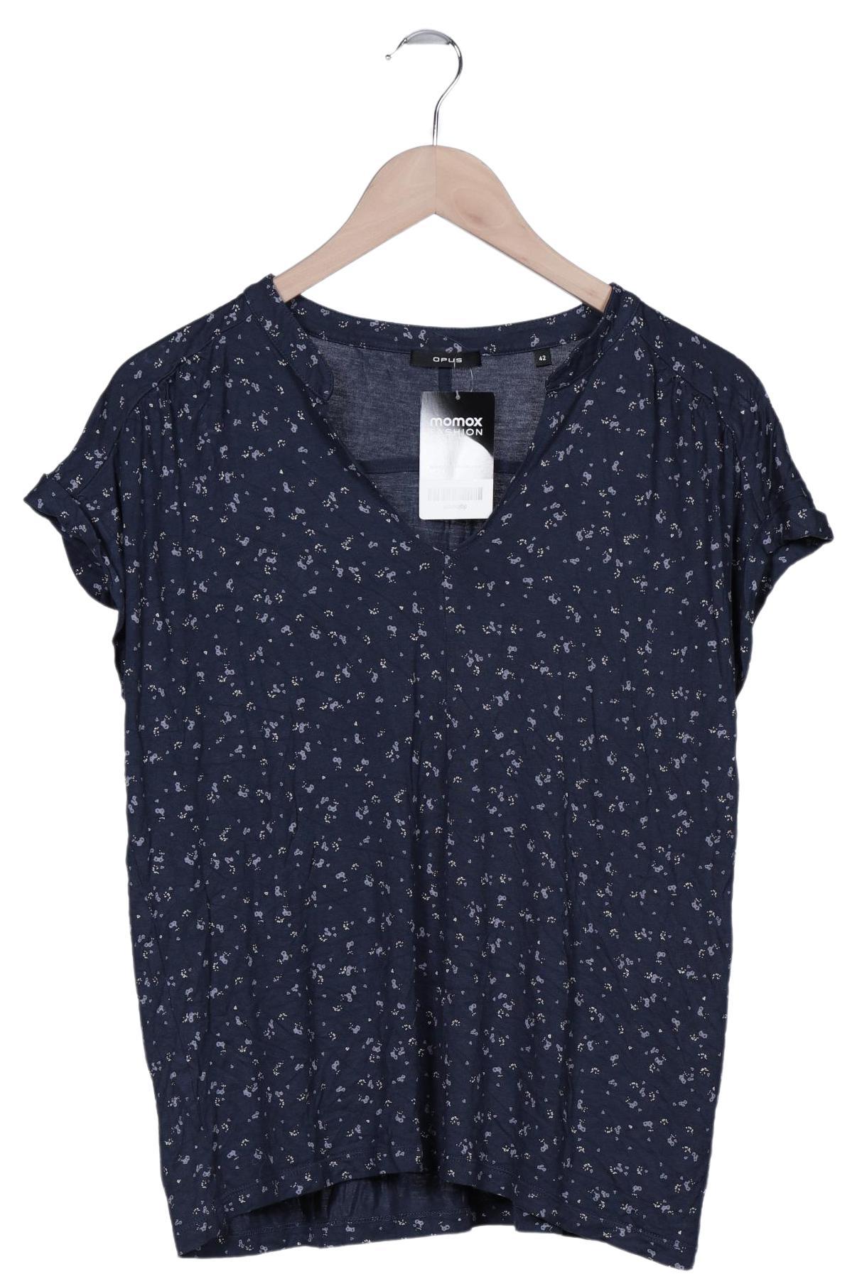

Opus Damen T-Shirt, marineblau, Gr. 42