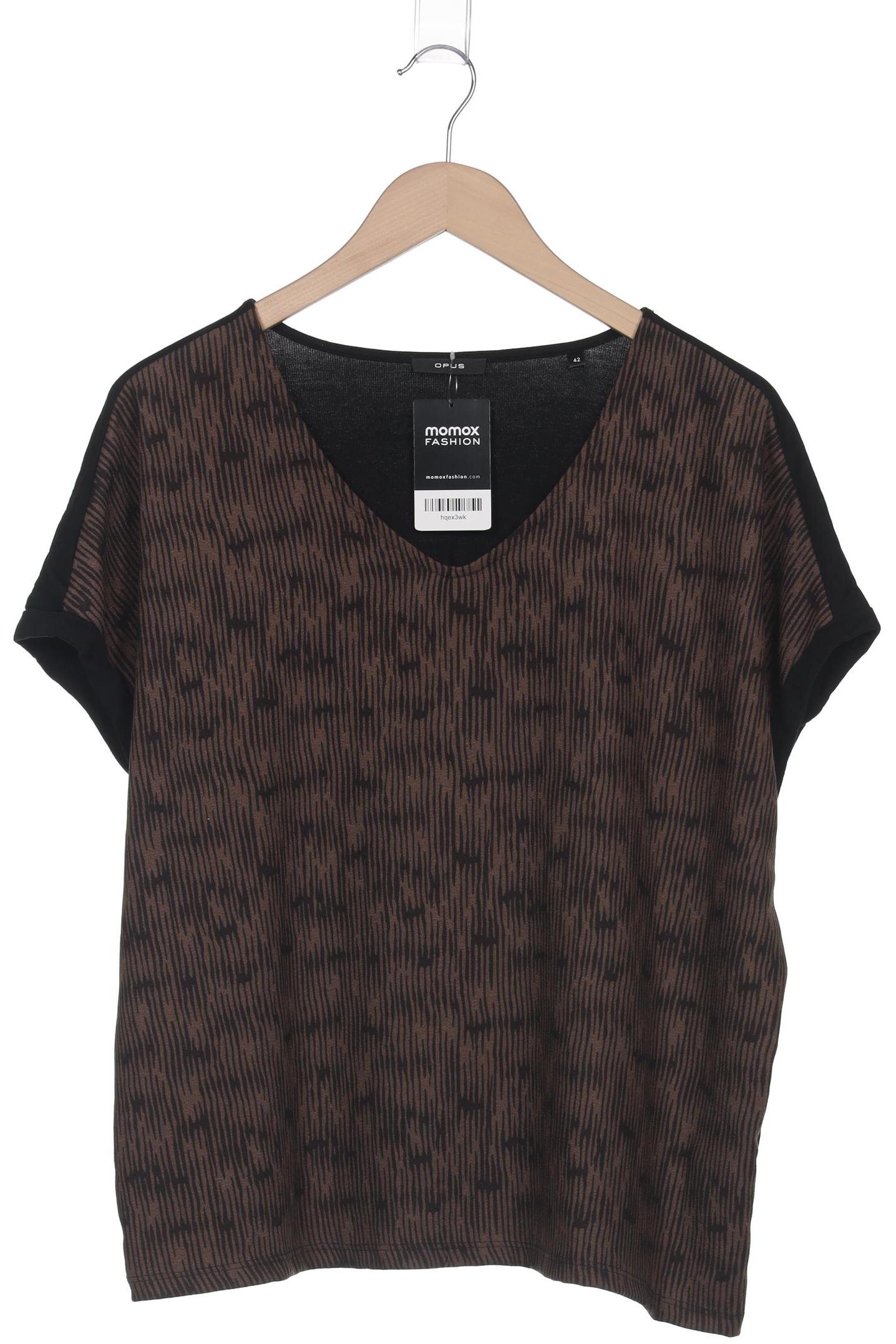 

Opus Damen T-Shirt, braun, Gr. 42