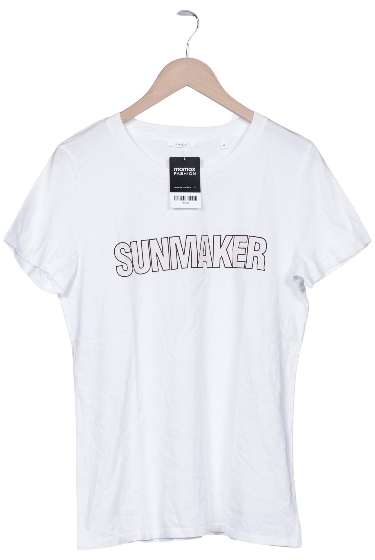 

Opus Damen T-Shirt, weiß, Gr. 42