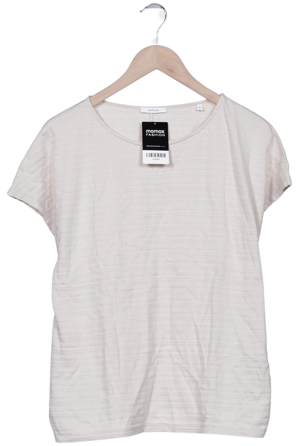 

Opus Damen T-Shirt, cremeweiß, Gr. 40