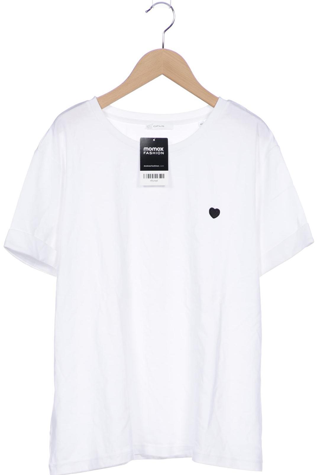 

Opus Damen T-Shirt, weiß, Gr. 40