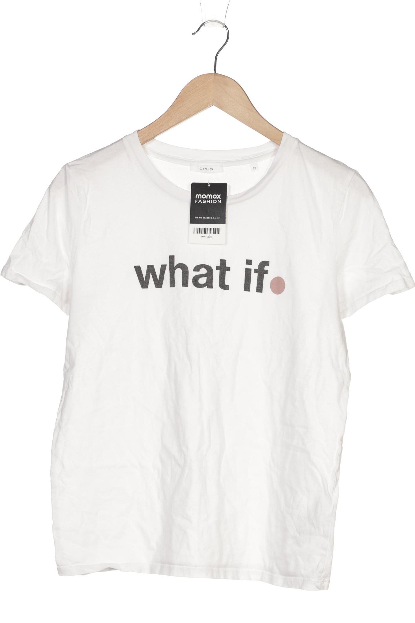 

Opus Damen T-Shirt, weiß, Gr. 42