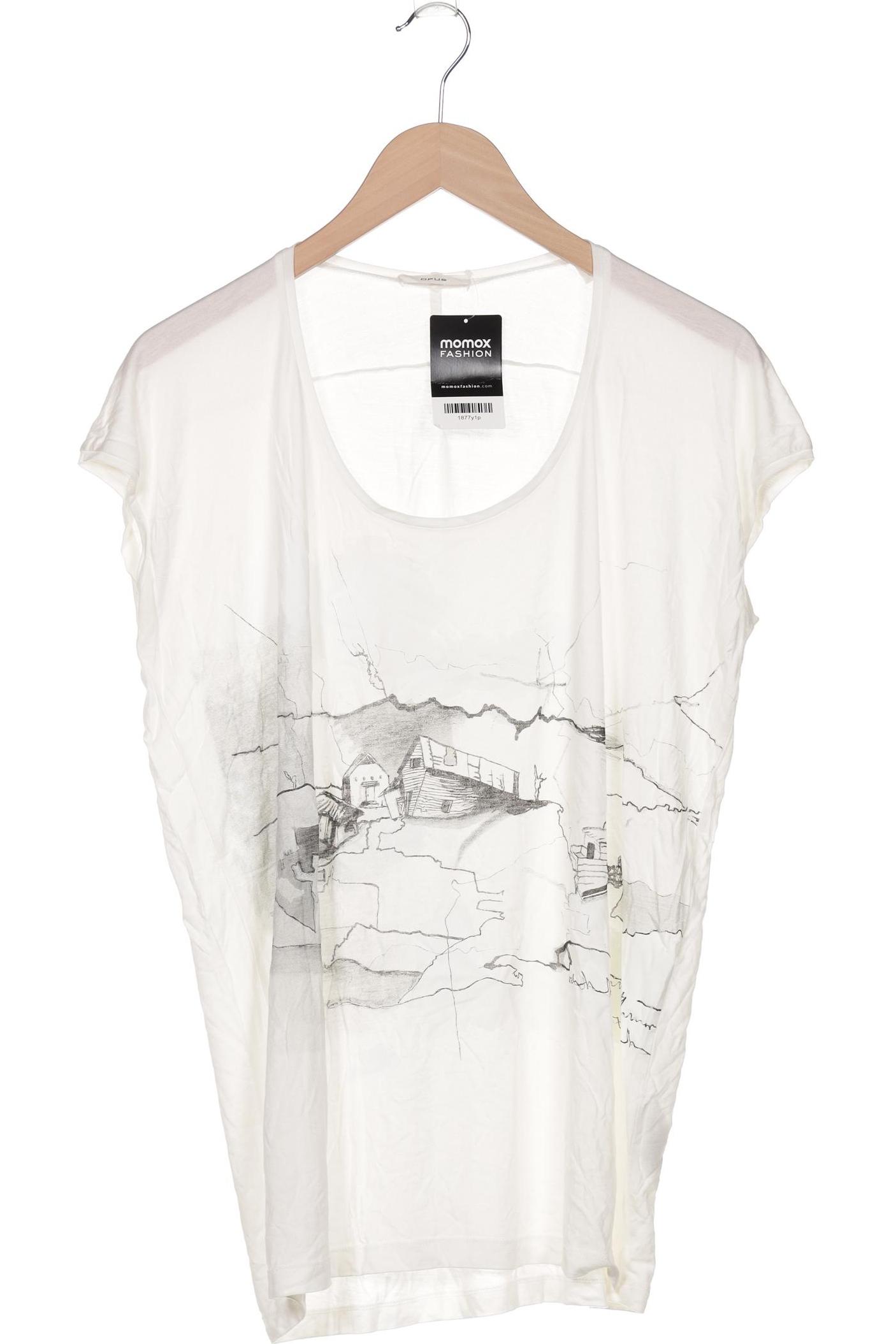 

Opus Damen T-Shirt, weiß, Gr. 38