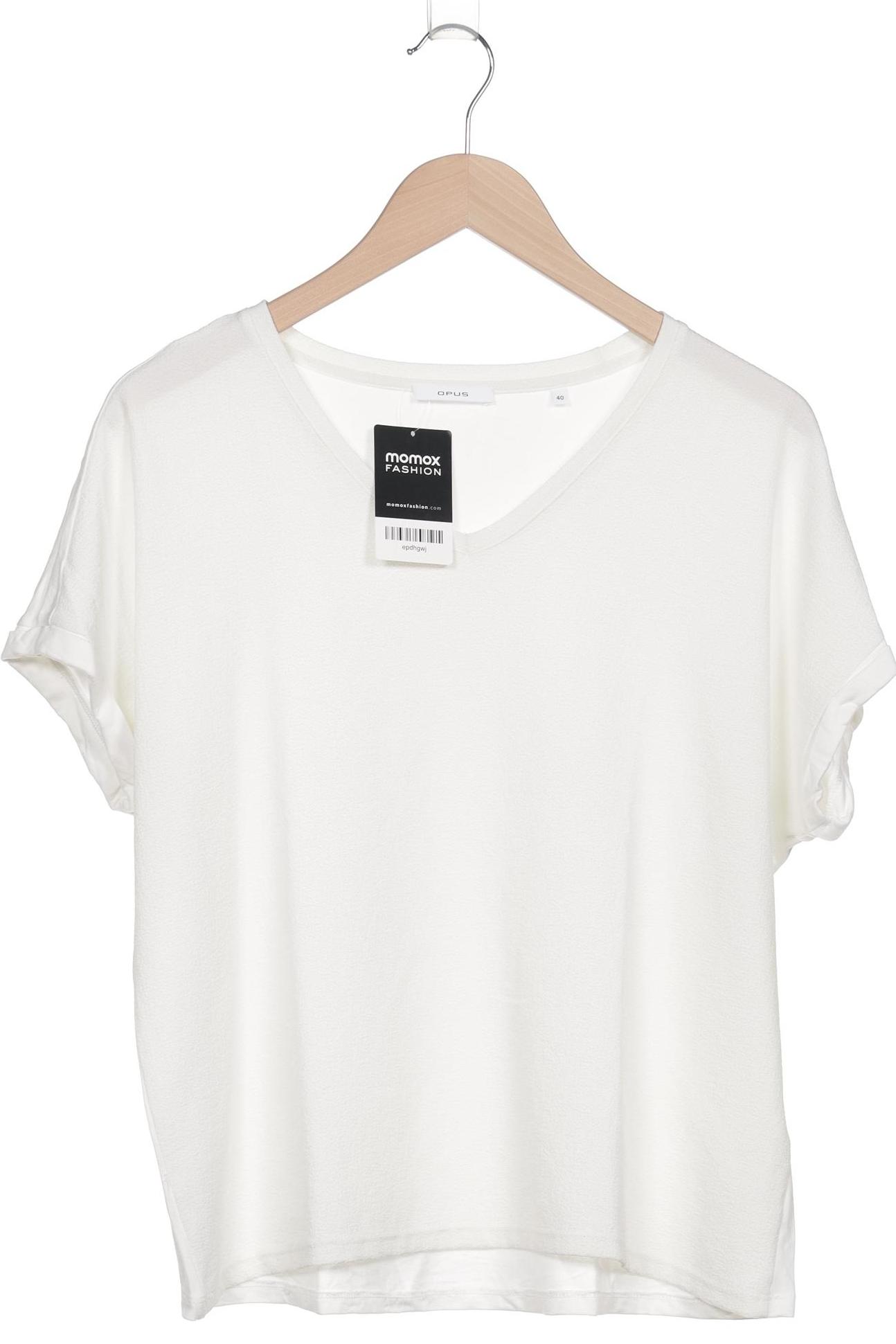 

Opus Damen T-Shirt, weiß, Gr. 40