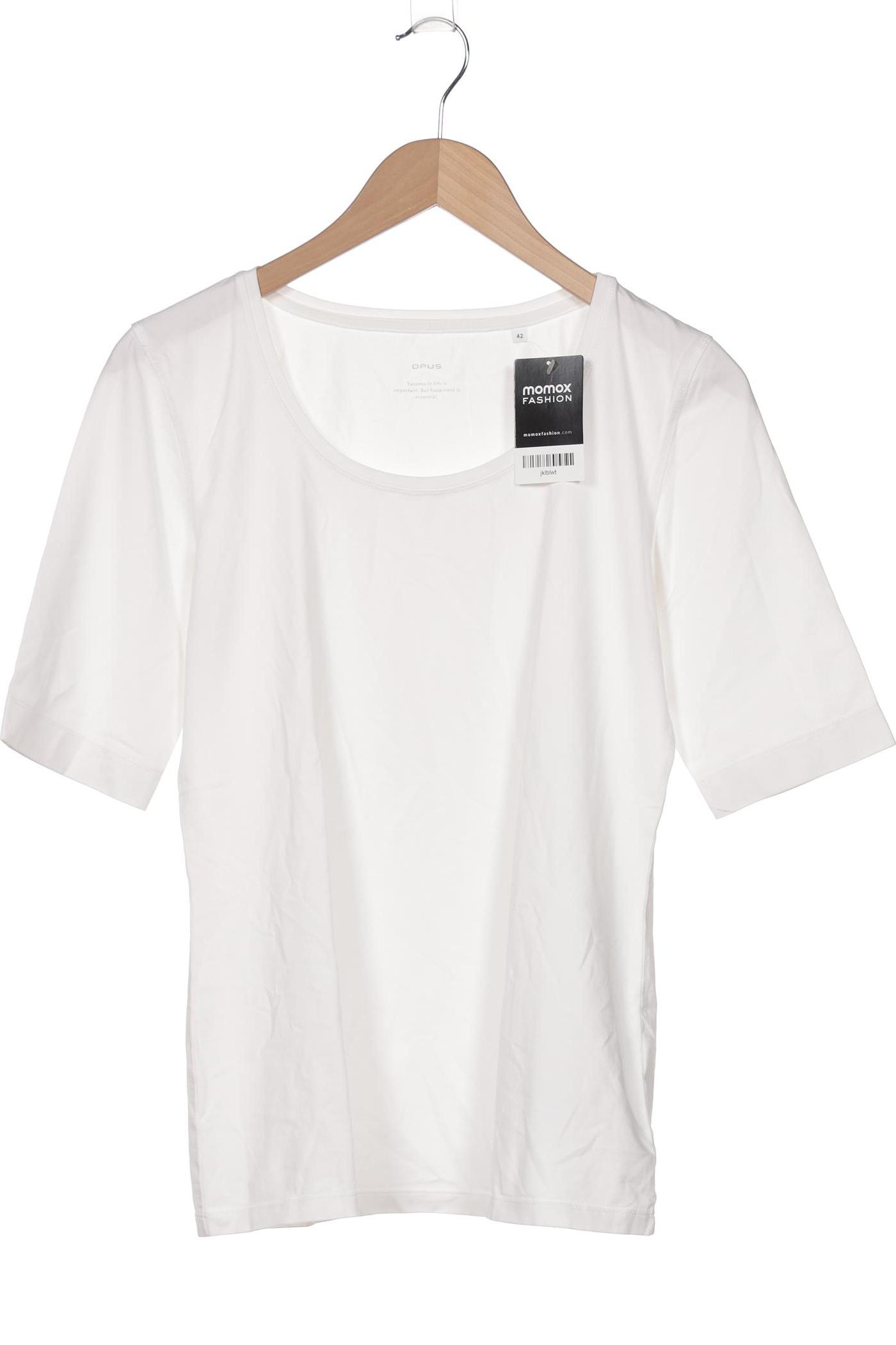 

Opus Damen T-Shirt, weiß, Gr. 42