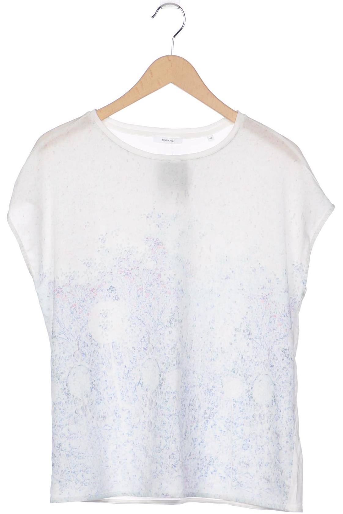 

Opus Damen T-Shirt, weiß, Gr. 40