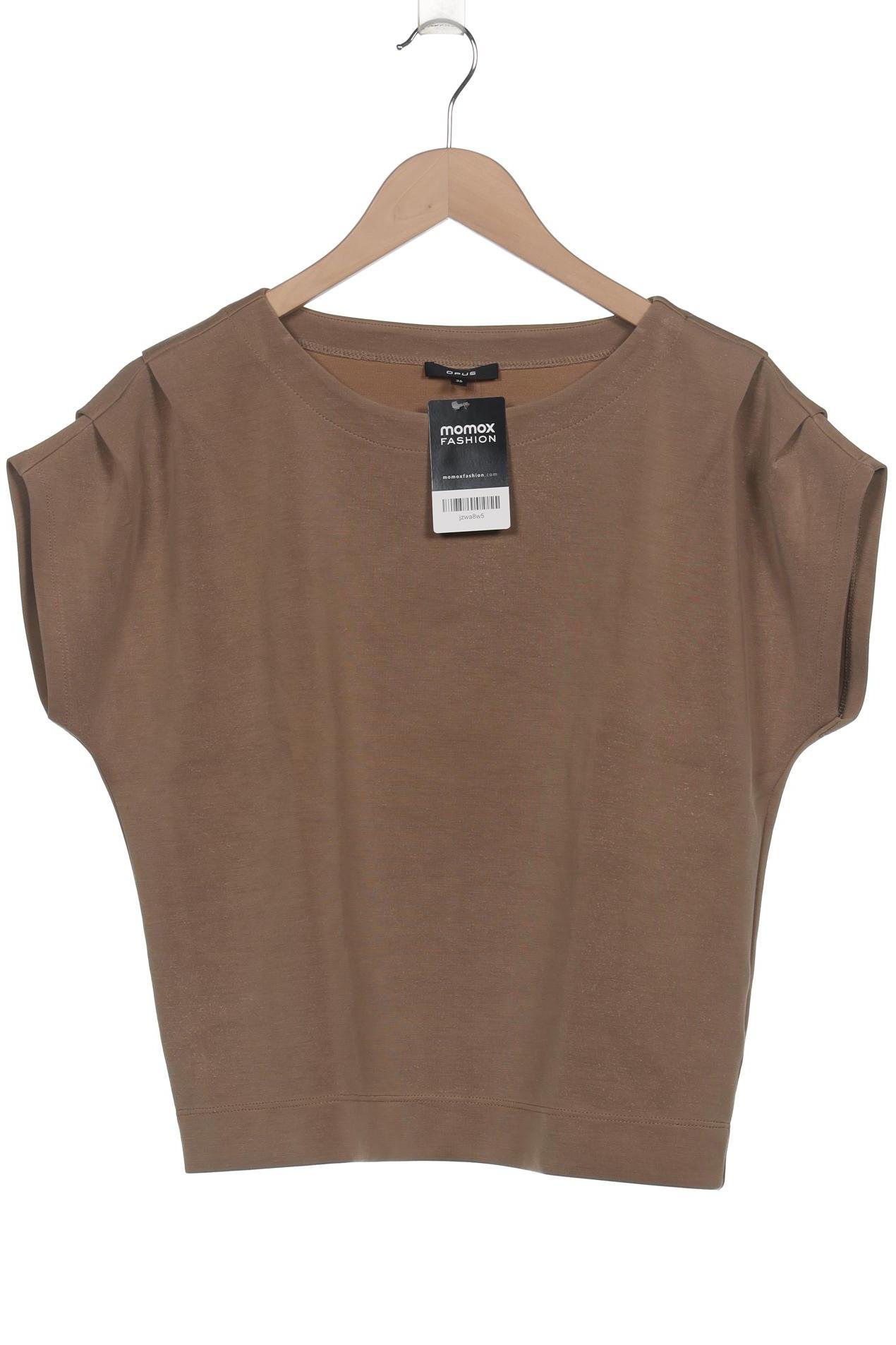 

Opus Damen T-Shirt, braun, Gr. 36