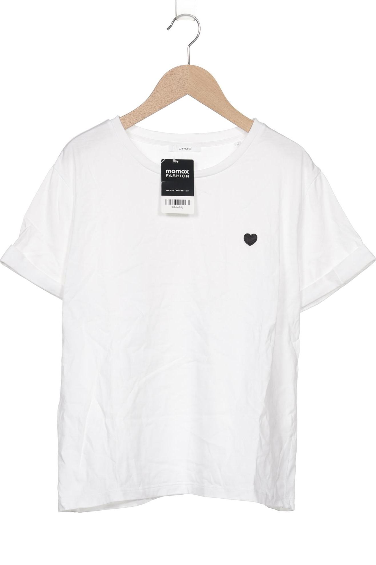 

Opus Damen T-Shirt, weiß, Gr. 36