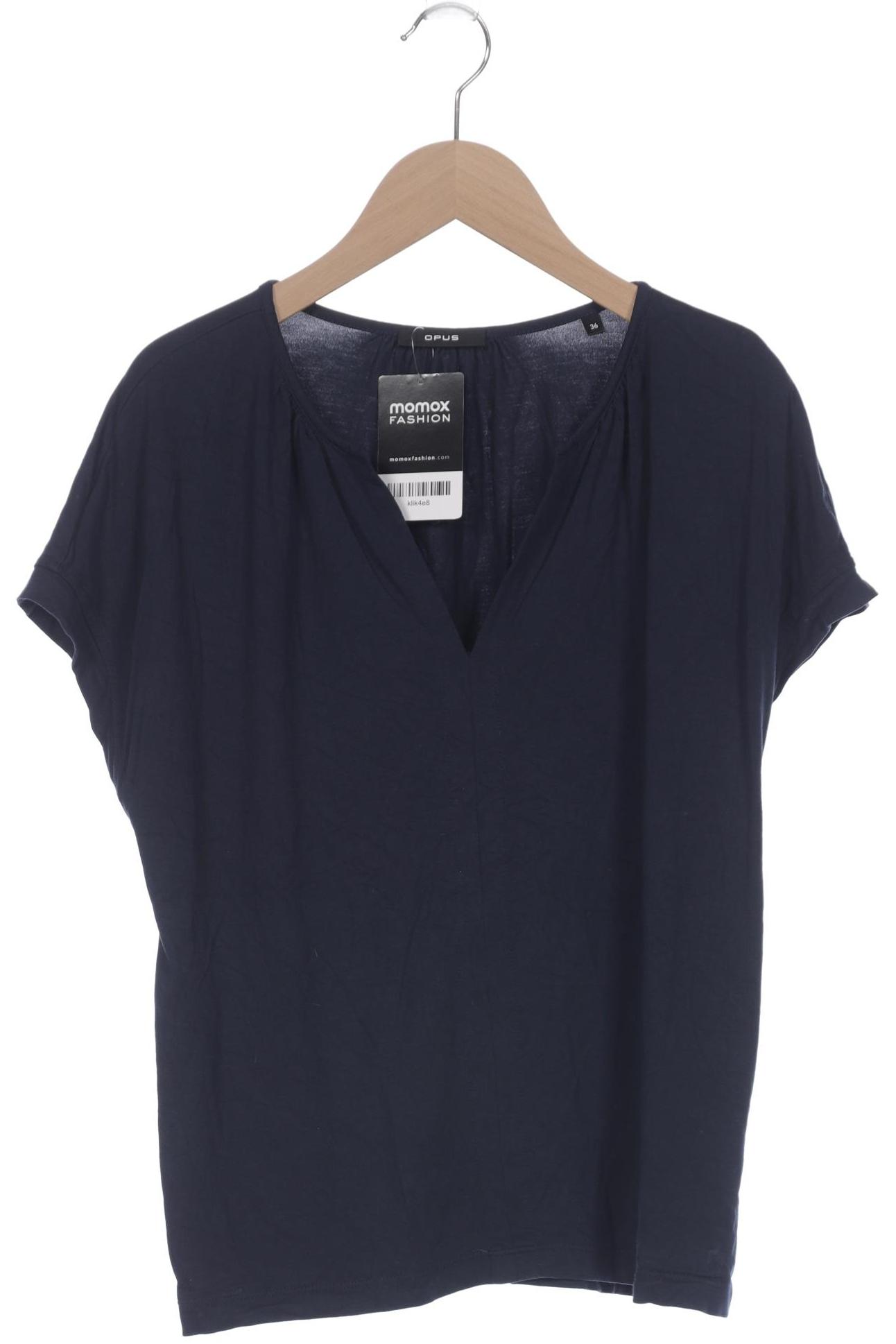 

Opus Damen T-Shirt, marineblau, Gr. 36