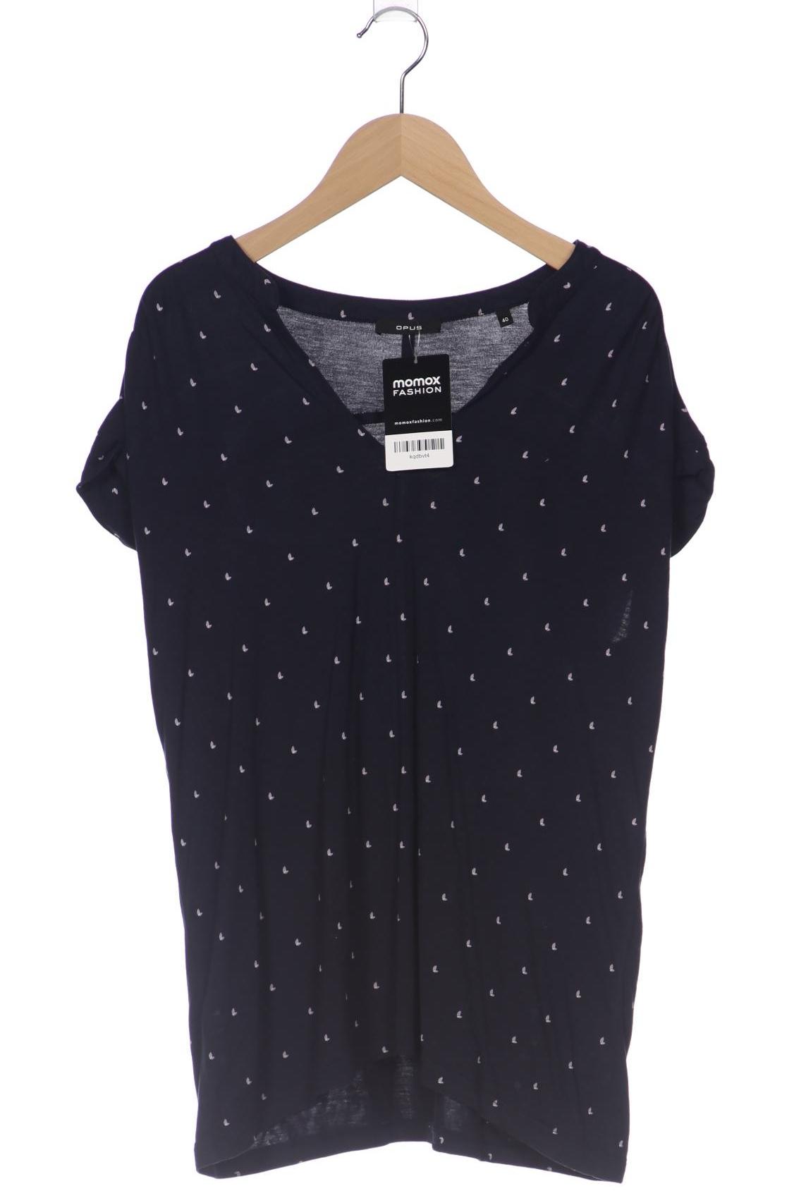

Opus Damen T-Shirt, marineblau, Gr. 40