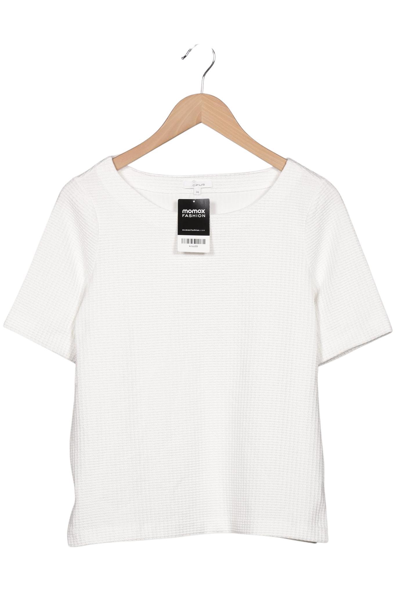 

Opus Damen T-Shirt, weiß, Gr. 36