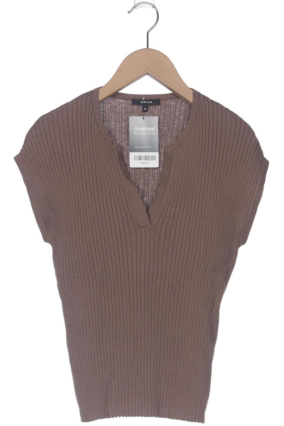 

Opus Damen T-Shirt, braun, Gr. 36