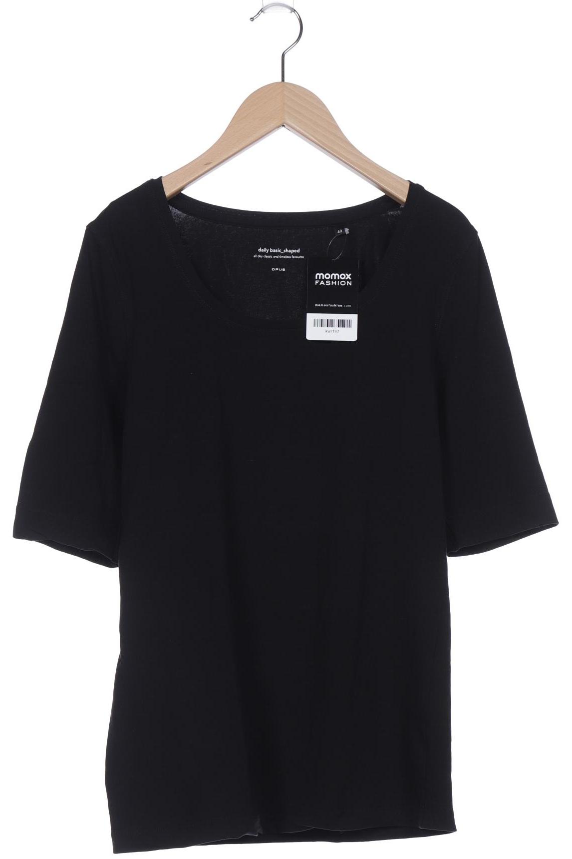 

Opus Damen T-Shirt, schwarz, Gr. 40