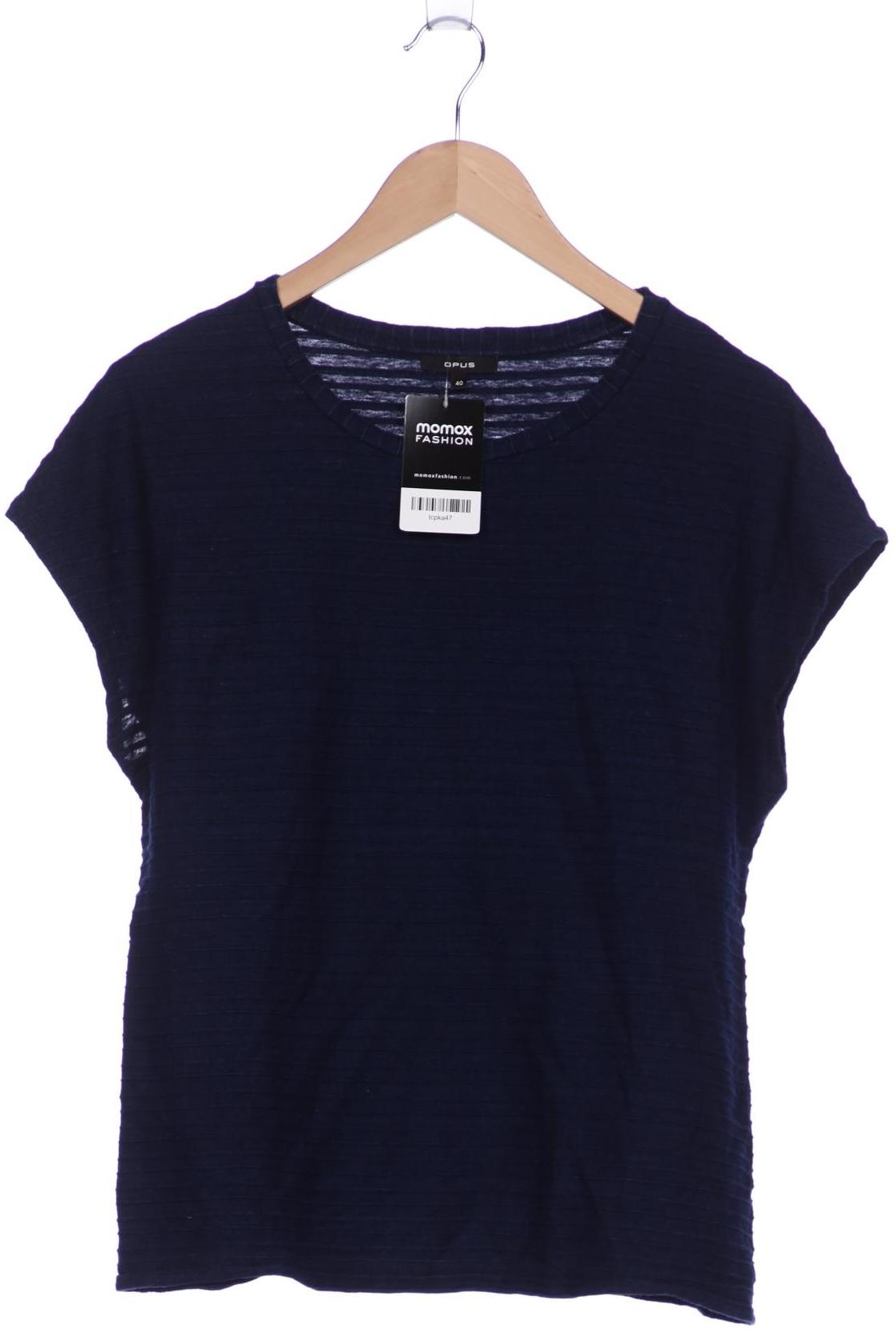 

Opus Damen T-Shirt, marineblau, Gr. 40