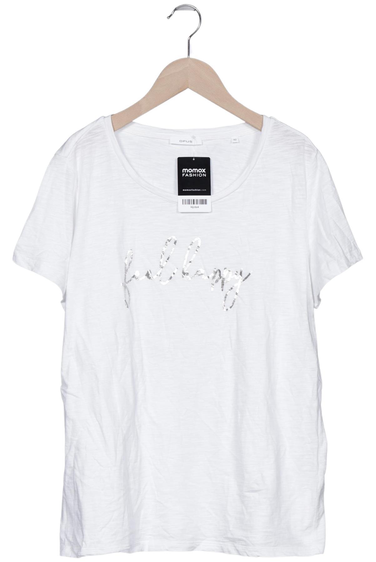 

Opus Damen T-Shirt, weiß, Gr. 42