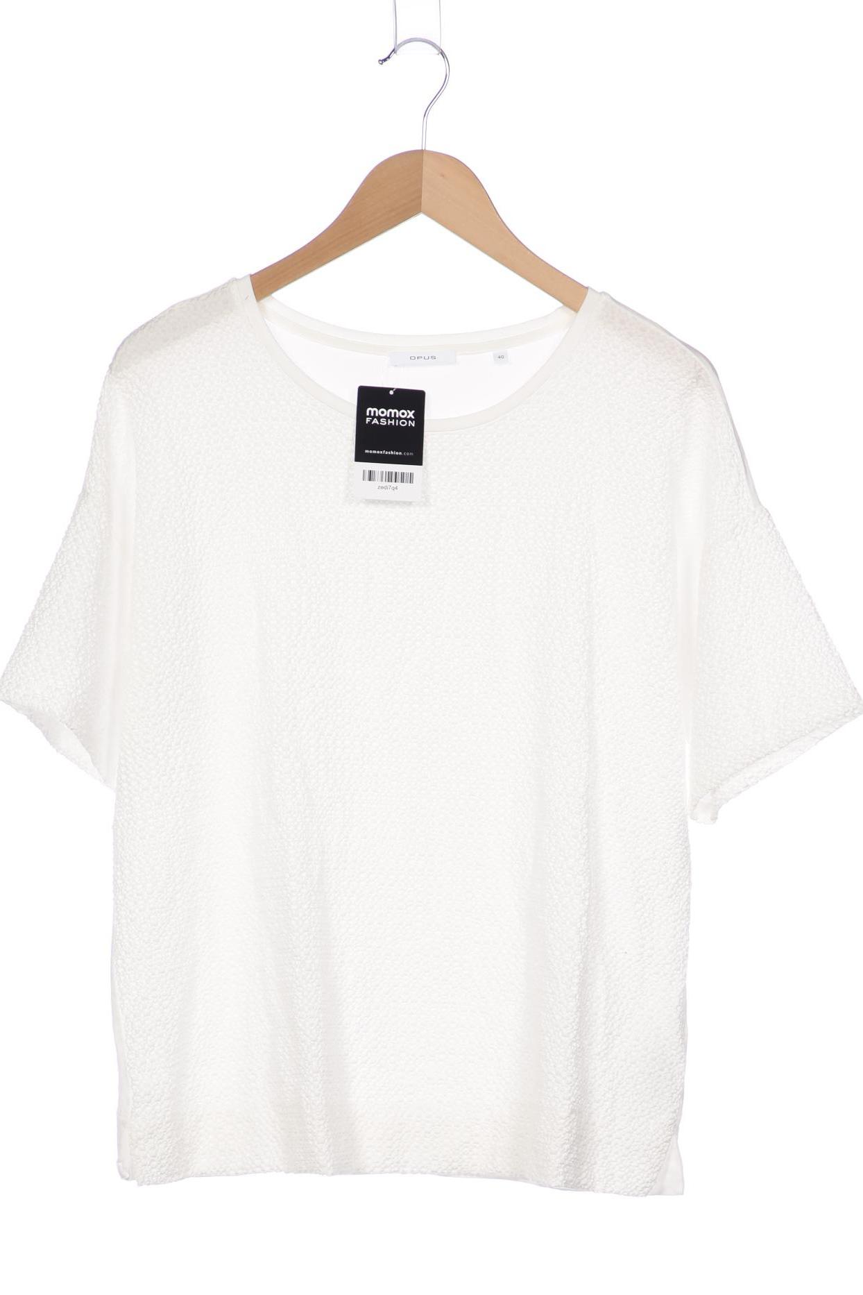 

Opus Damen T-Shirt, weiß, Gr. 40