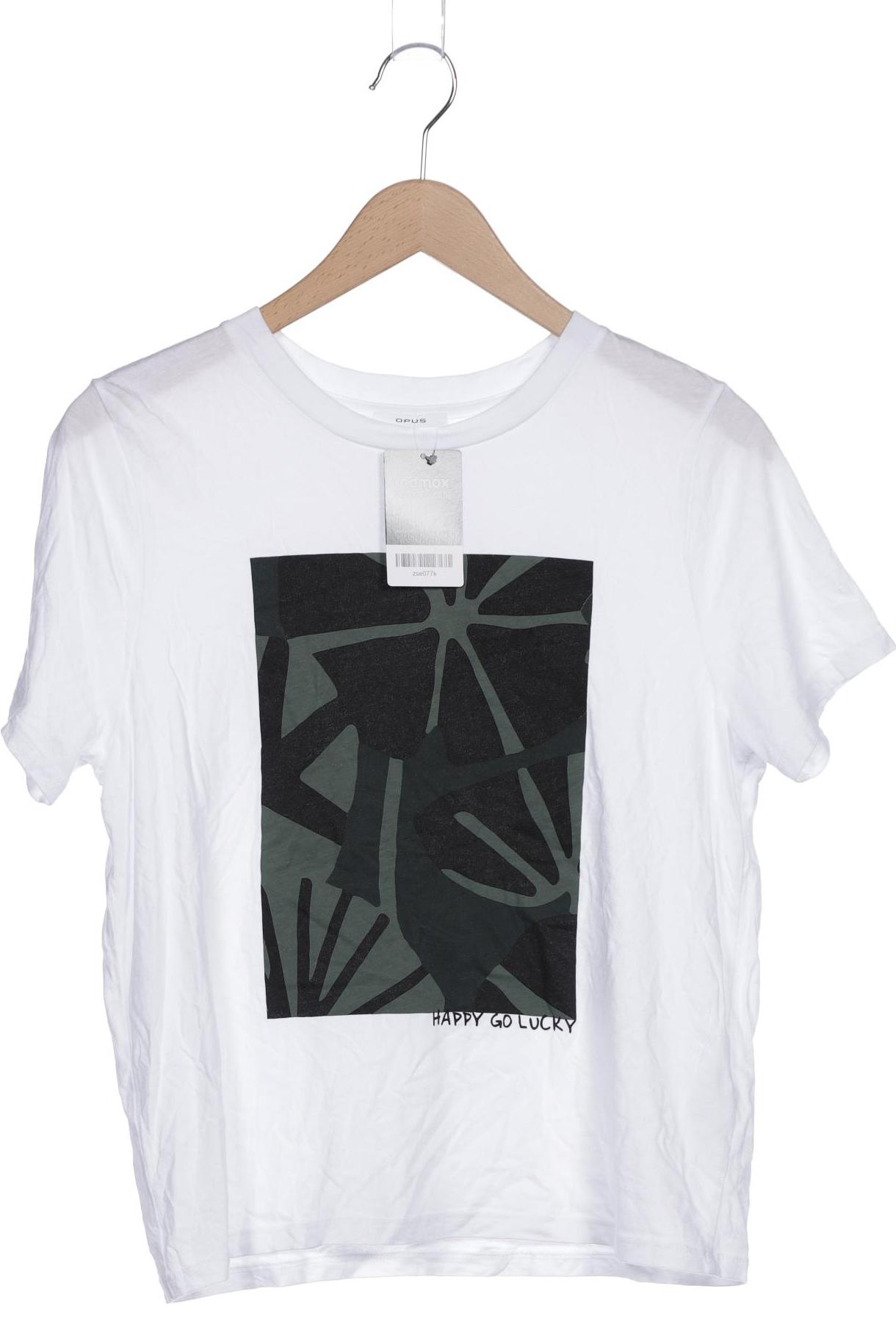 

Opus Damen T-Shirt, weiß, Gr. 36