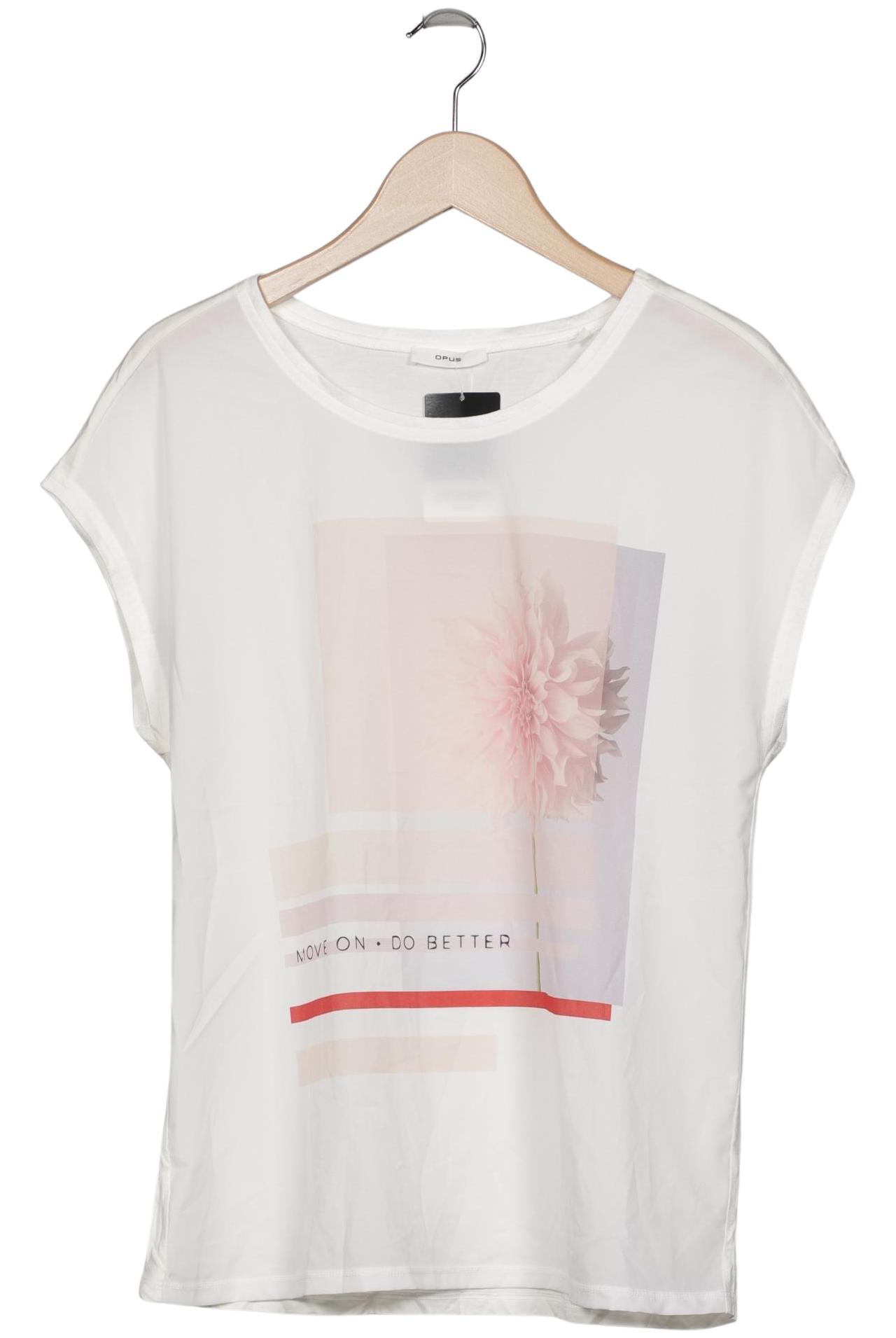 

Opus Damen T-Shirt, weiß, Gr. 36