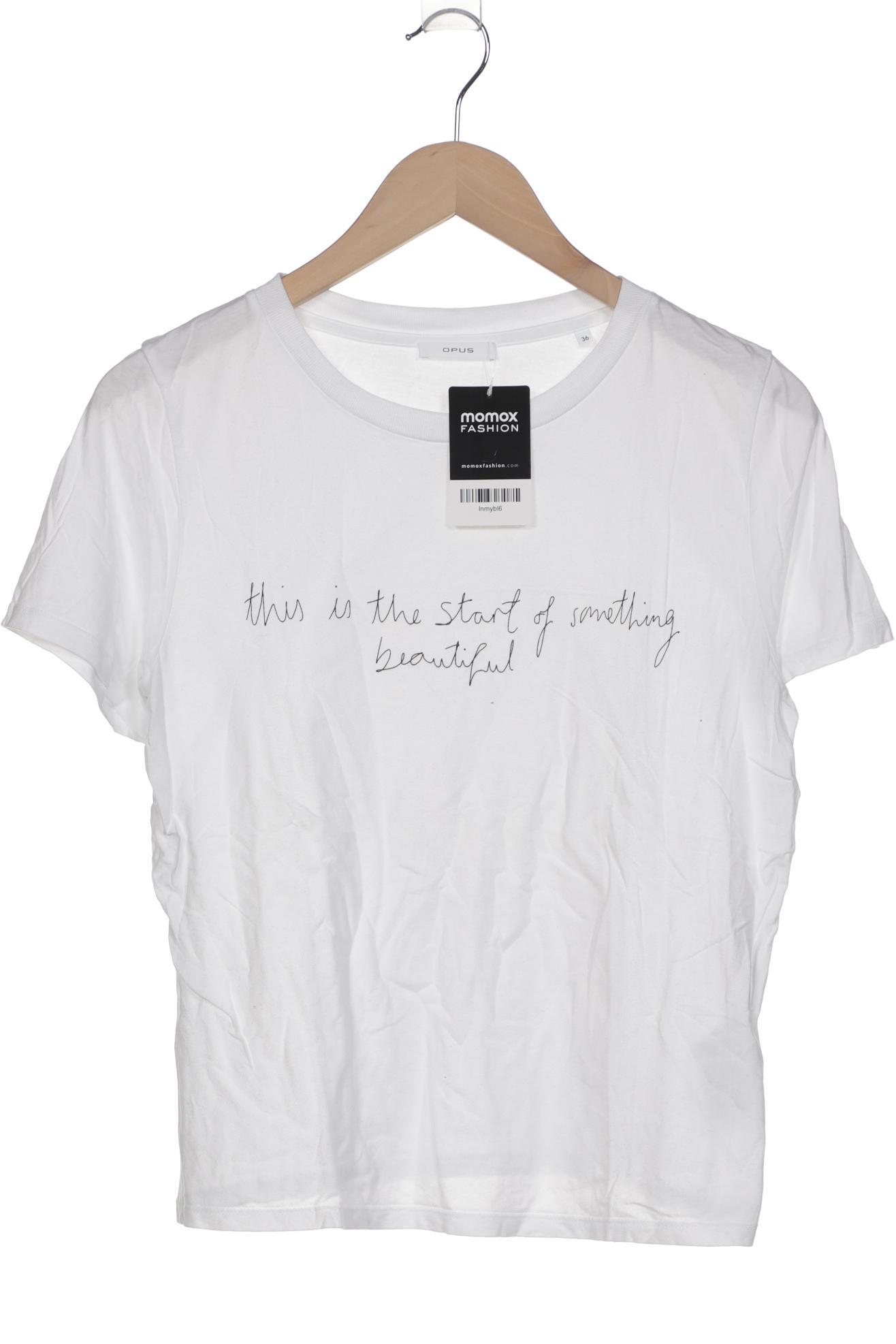 

Opus Damen T-Shirt, weiß, Gr. 36