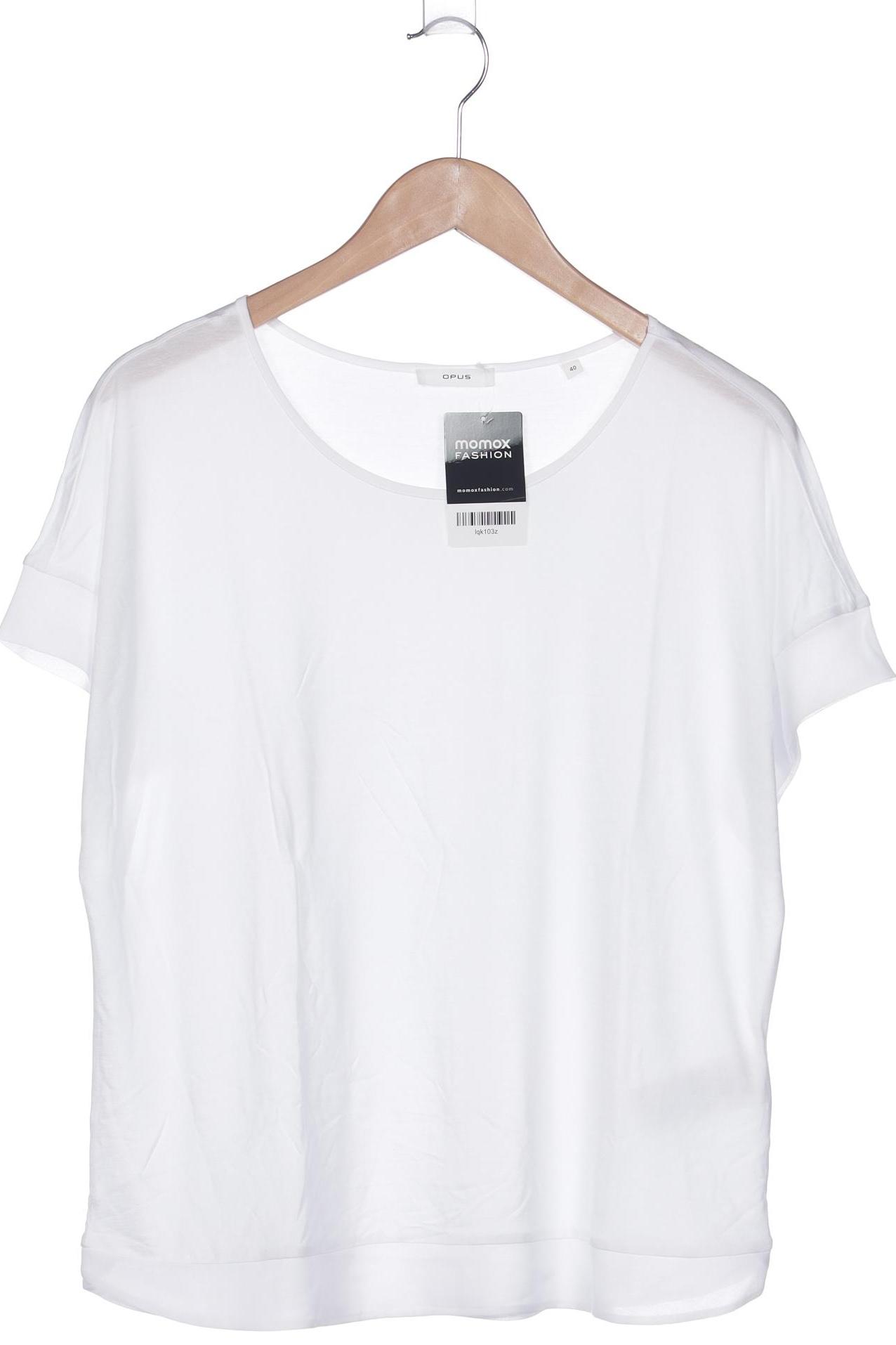 

Opus Damen T-Shirt, weiß, Gr. 40
