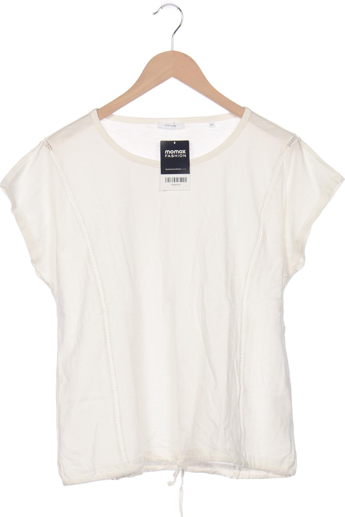 

Opus Damen T-Shirt, weiß, Gr. 40