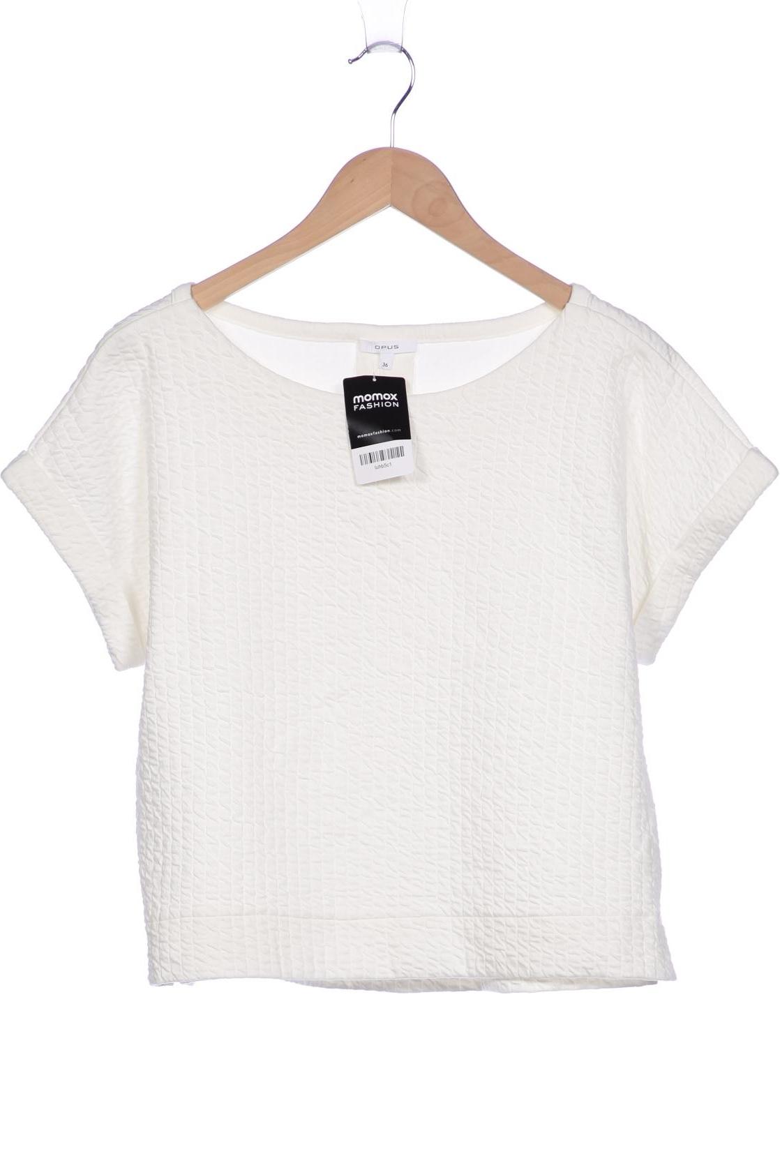 

Opus Damen T-Shirt, weiß, Gr. 36