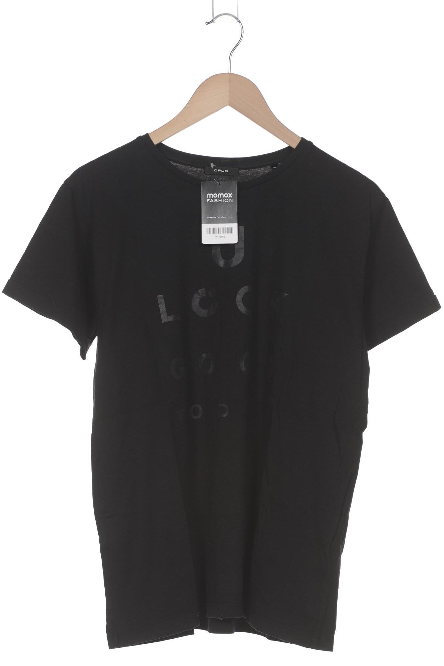 

Opus Damen T-Shirt, schwarz, Gr. 36