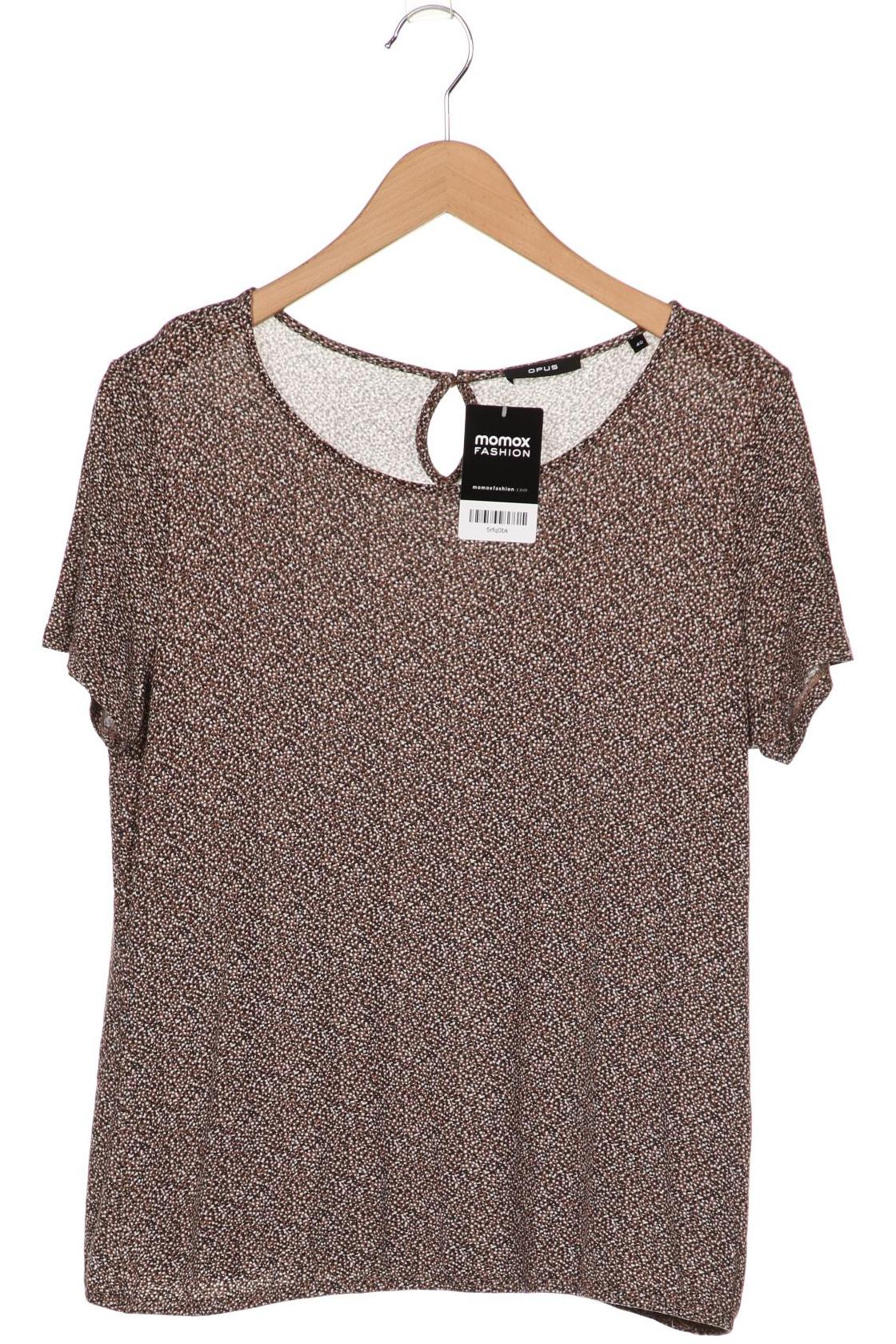 

Opus Damen T-Shirt, braun, Gr. 40