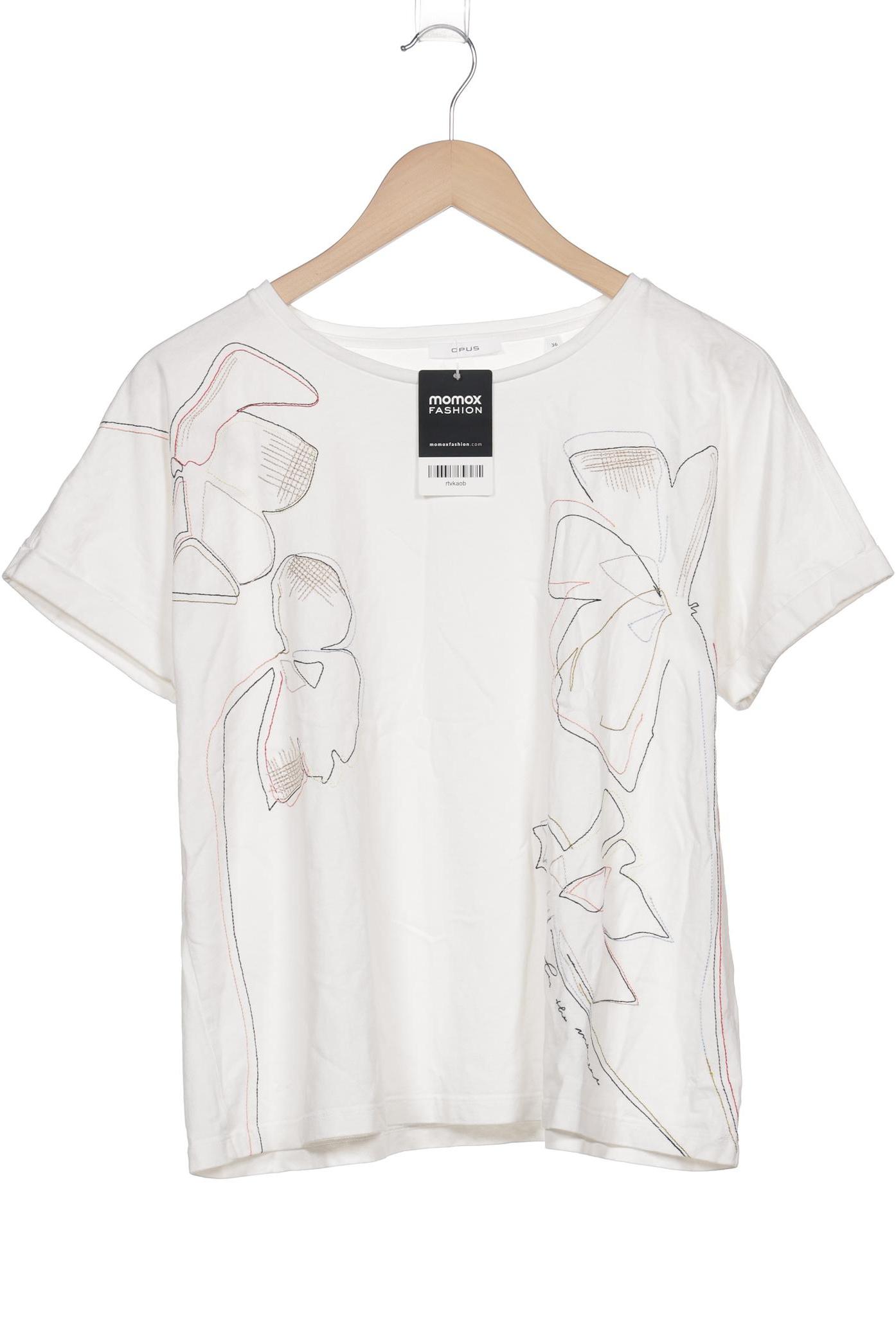 

Opus Damen T-Shirt, weiß, Gr. 36