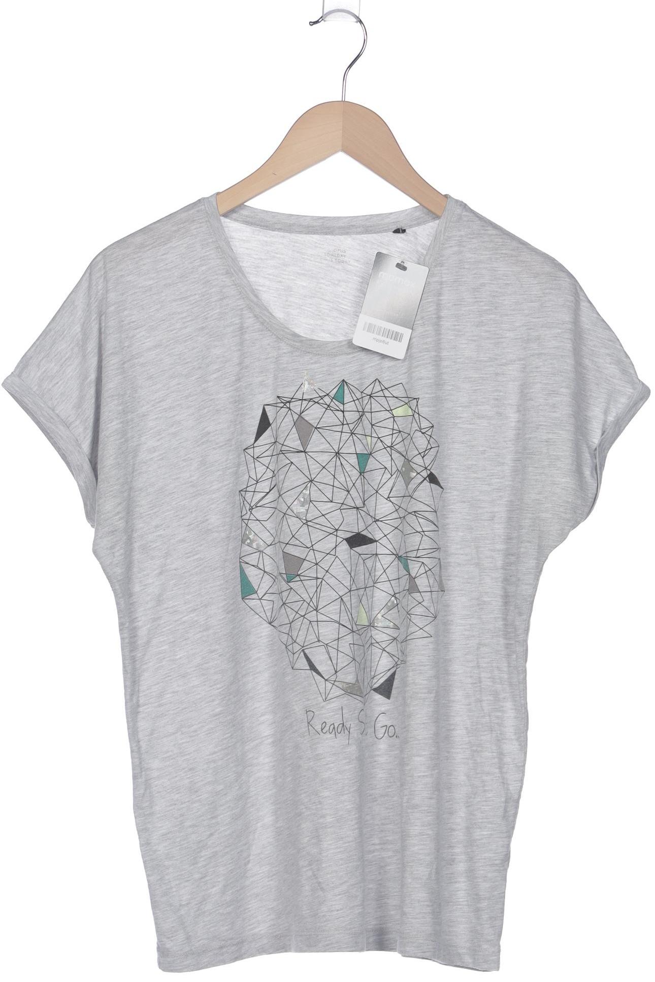 

Opus Damen T-Shirt, grau, Gr. 42