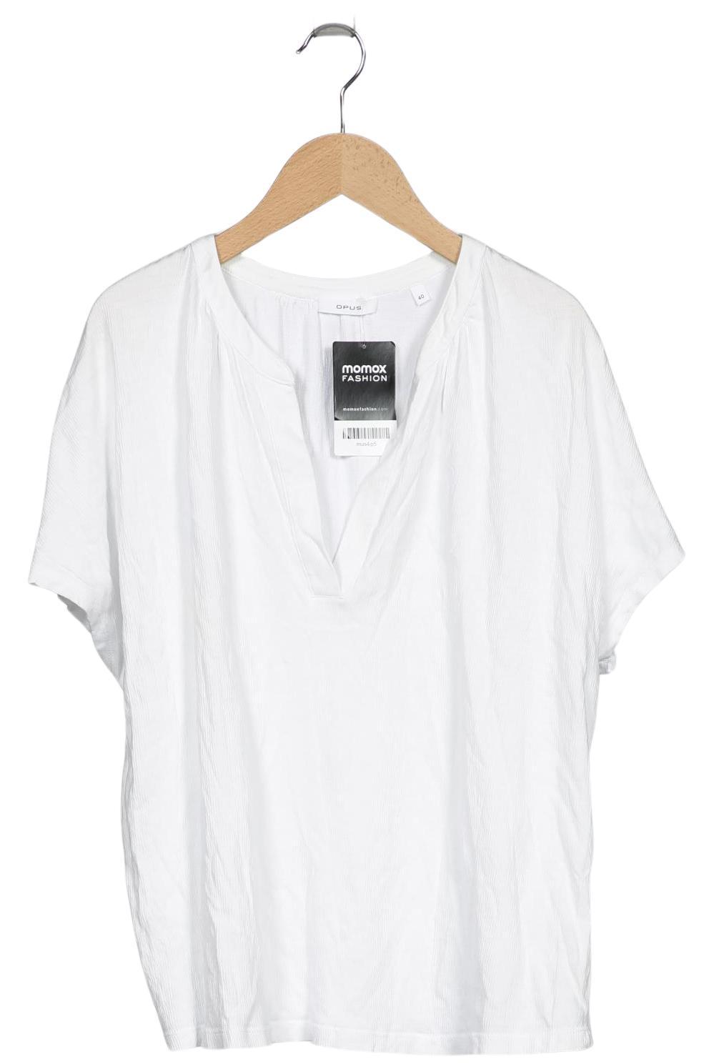 

Opus Damen T-Shirt, weiß, Gr. 40