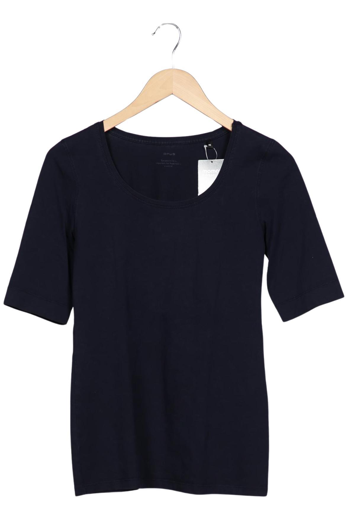 

Opus Damen T-Shirt, marineblau, Gr. 40