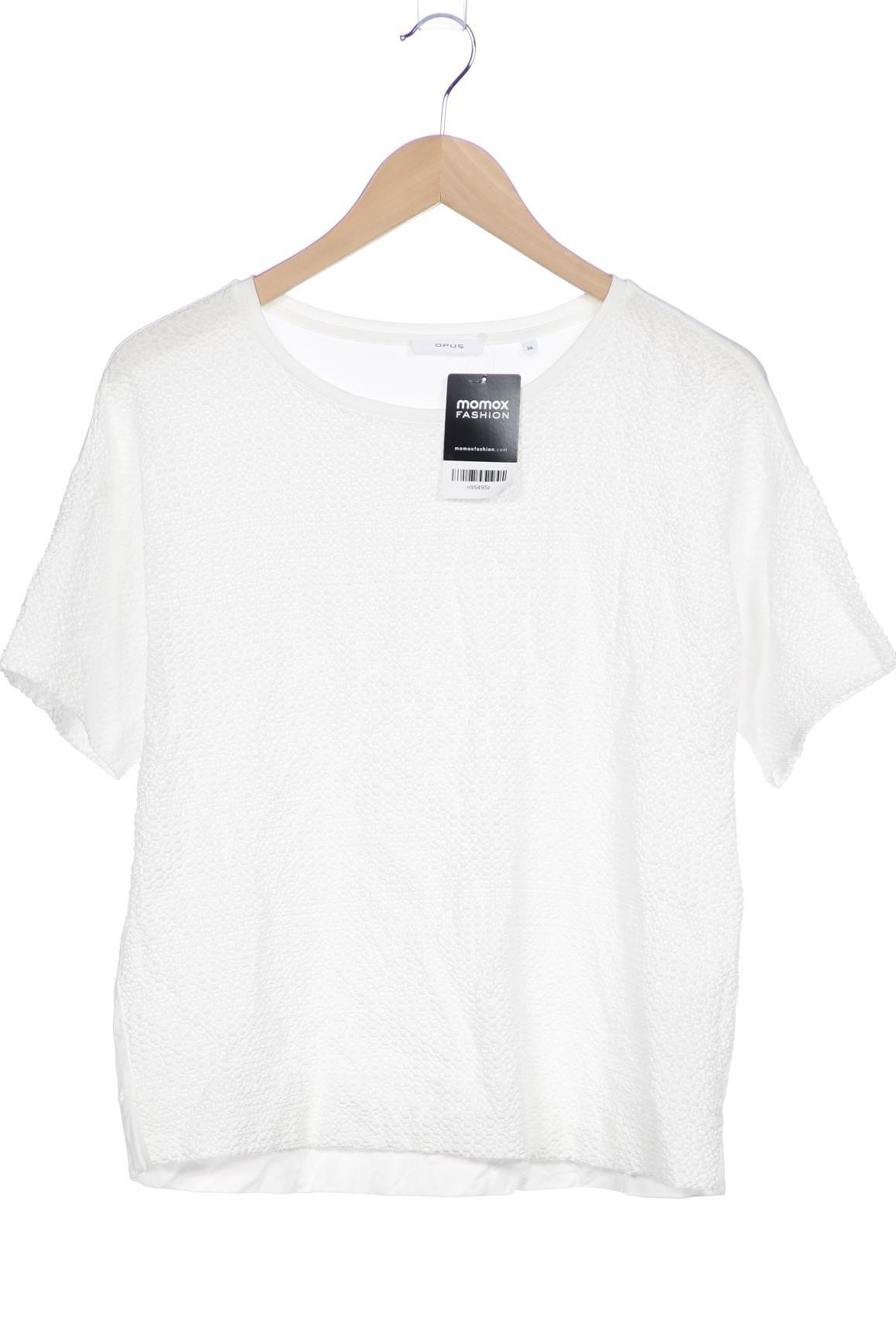 

Opus Damen T-Shirt, weiß, Gr. 36