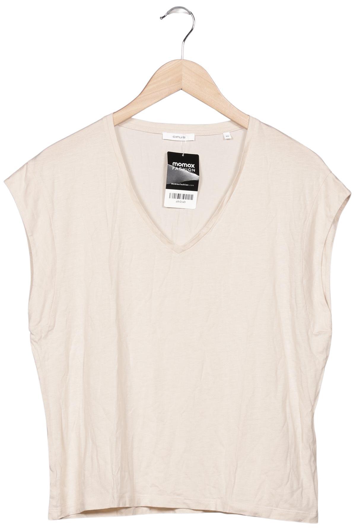 

Opus Damen T-Shirt, cremeweiß, Gr. 40