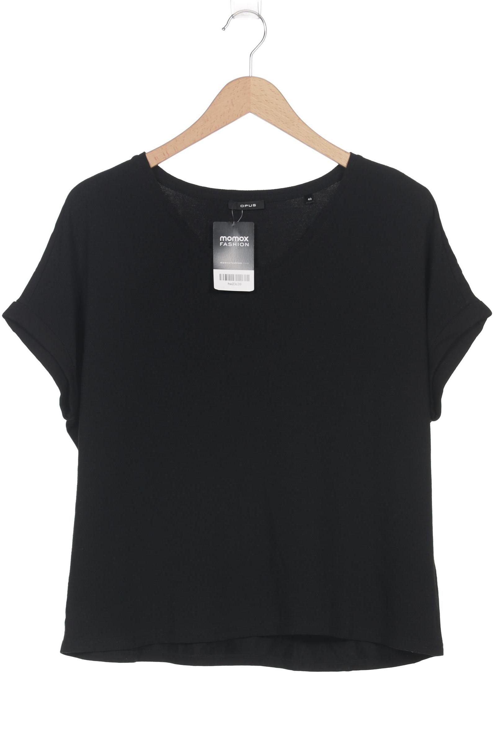 

Opus Damen T-Shirt, schwarz, Gr. 40