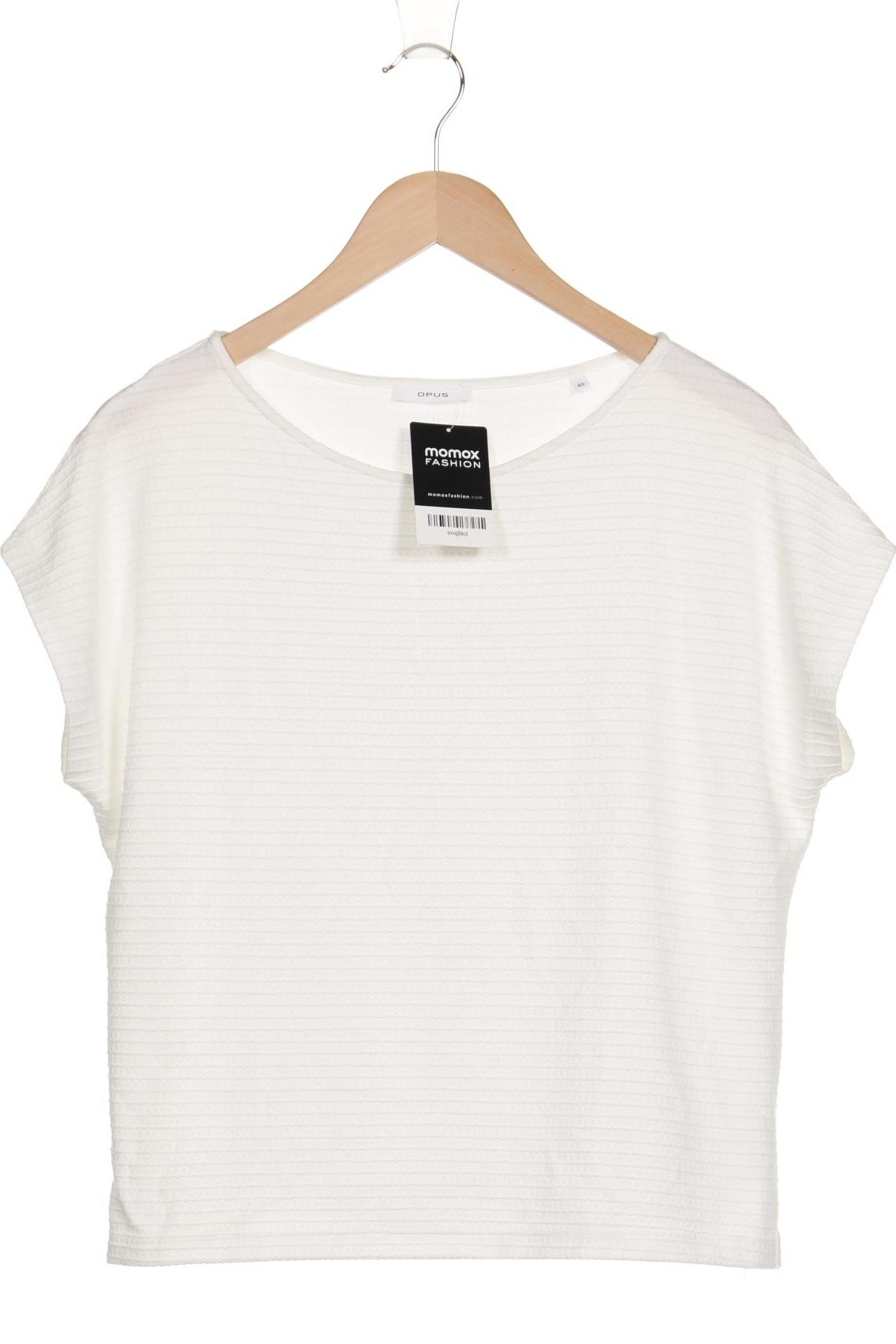 

Opus Damen T-Shirt, weiß, Gr. 40
