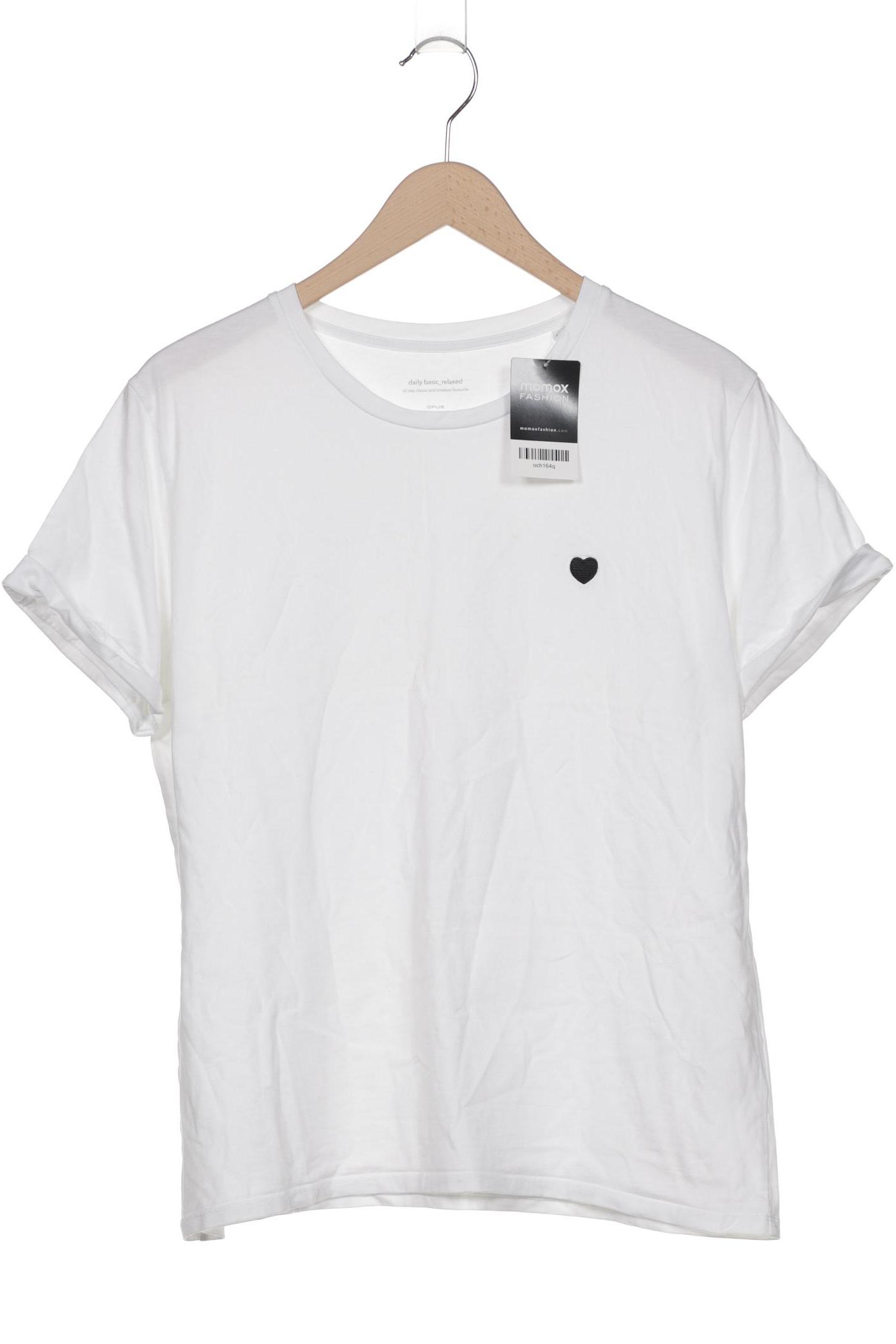 

Opus Damen T-Shirt, weiß, Gr. 44