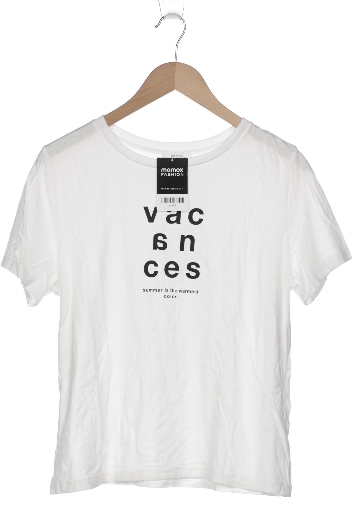 

Opus Damen T-Shirt, weiß, Gr. 38