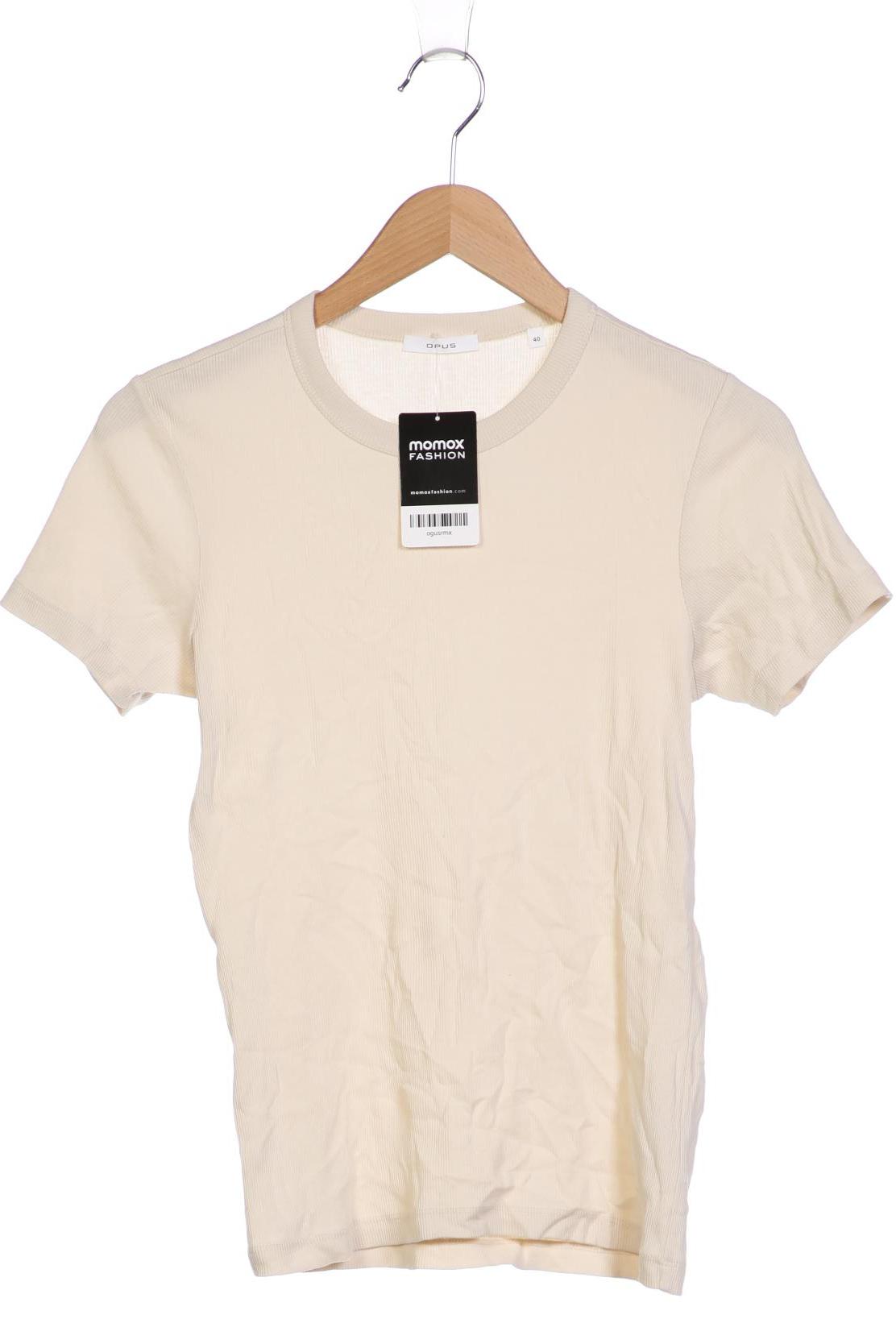

Opus Damen T-Shirt, cremeweiß, Gr. 40