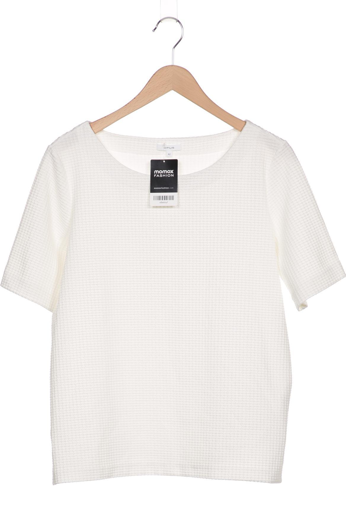 

Opus Damen T-Shirt, weiß, Gr. 42