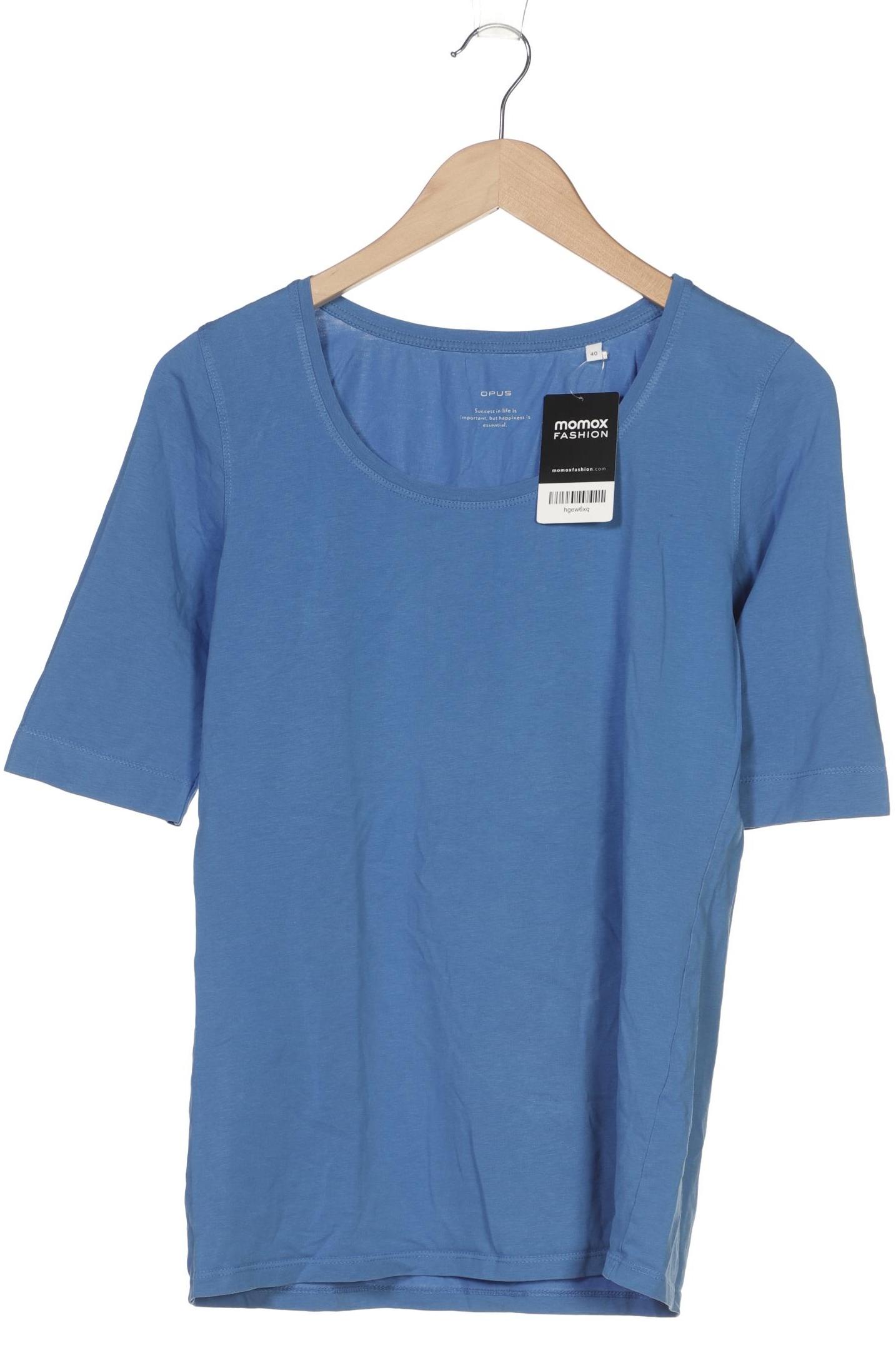 

Opus Damen T-Shirt, blau, Gr. 40